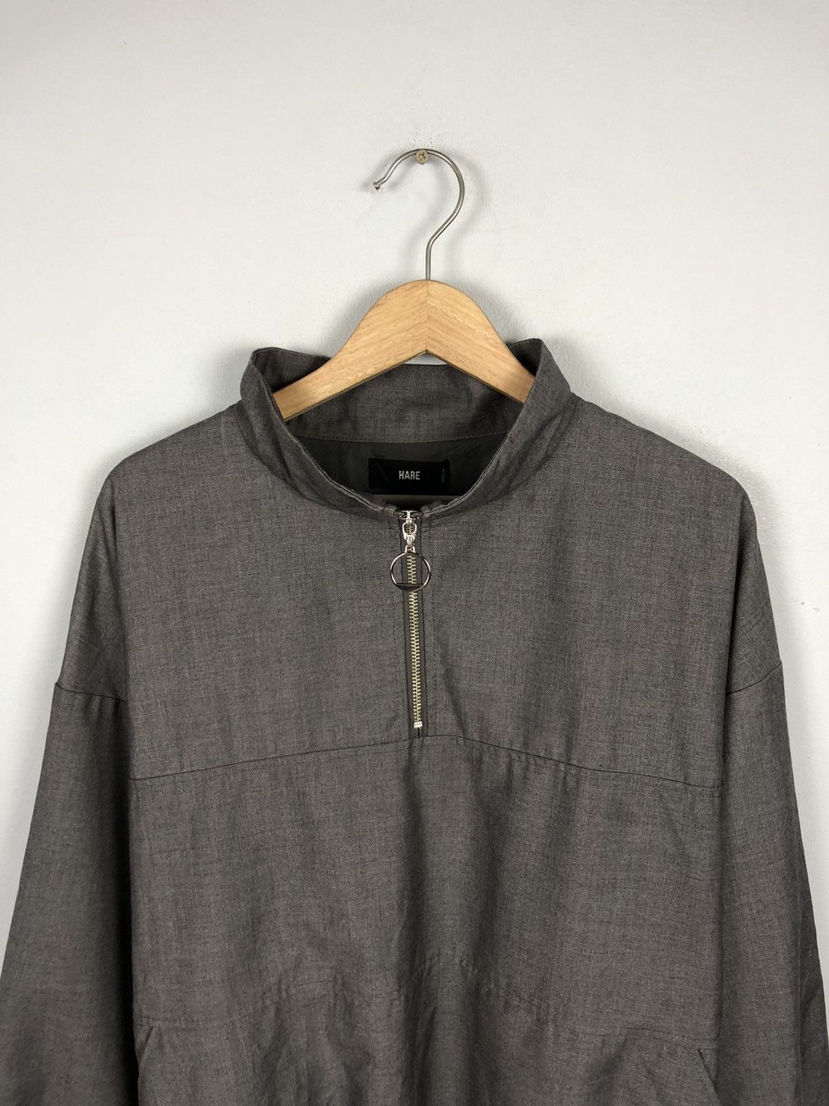 HARE × Japanese Brand Hare Half Zipper Pull Over Oversized Jacket Size US M / EU 48-50 / 2 - 2 Thumbnail
