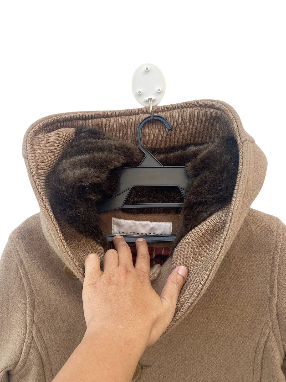 Issey Miyake × Sunao Kuwahara 90s Sunao Kuwahara under label Issey Miyake wool warm coat Size L / US 10 / IT 46 - 4 Thumbnail