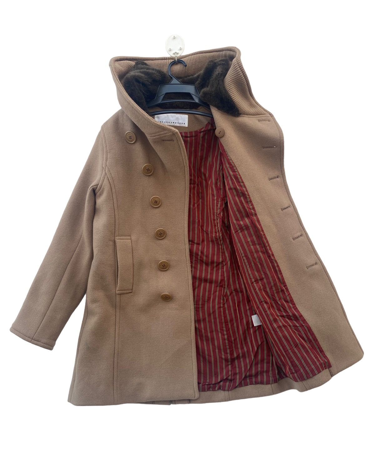 Issey Miyake × Sunao Kuwahara 90s Sunao Kuwahara under label Issey Miyake wool warm coat Size L / US 10 / IT 46 - 1 Thumbnail