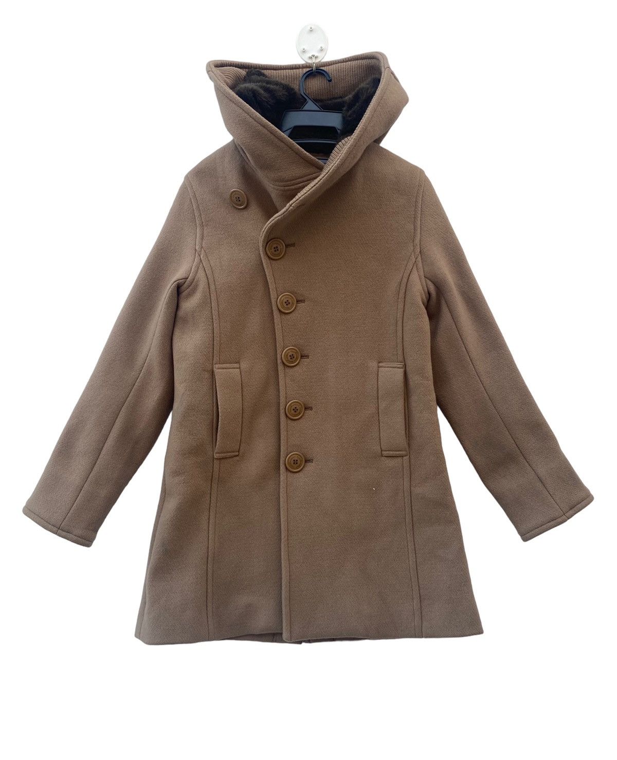 Issey Miyake × Sunao Kuwahara 90s Sunao Kuwahara under label Issey Miyake wool warm coat Size L / US 10 / IT 46 - 2 Thumbnail