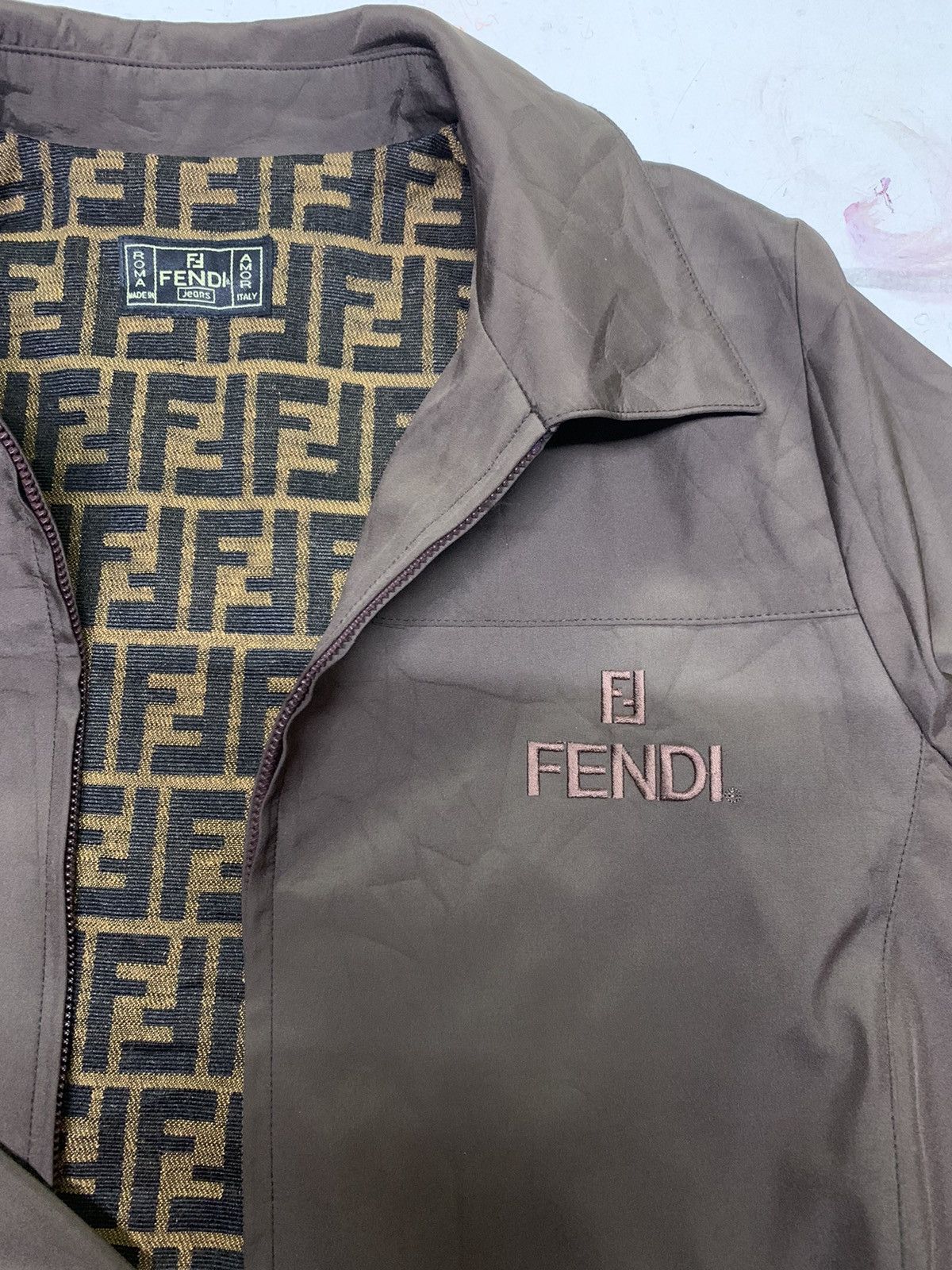 Fendi × Vintage Vintage fendi light jacket (binding offer) Size M / US 6-8 / IT 42-44 - 1 Thumbnail