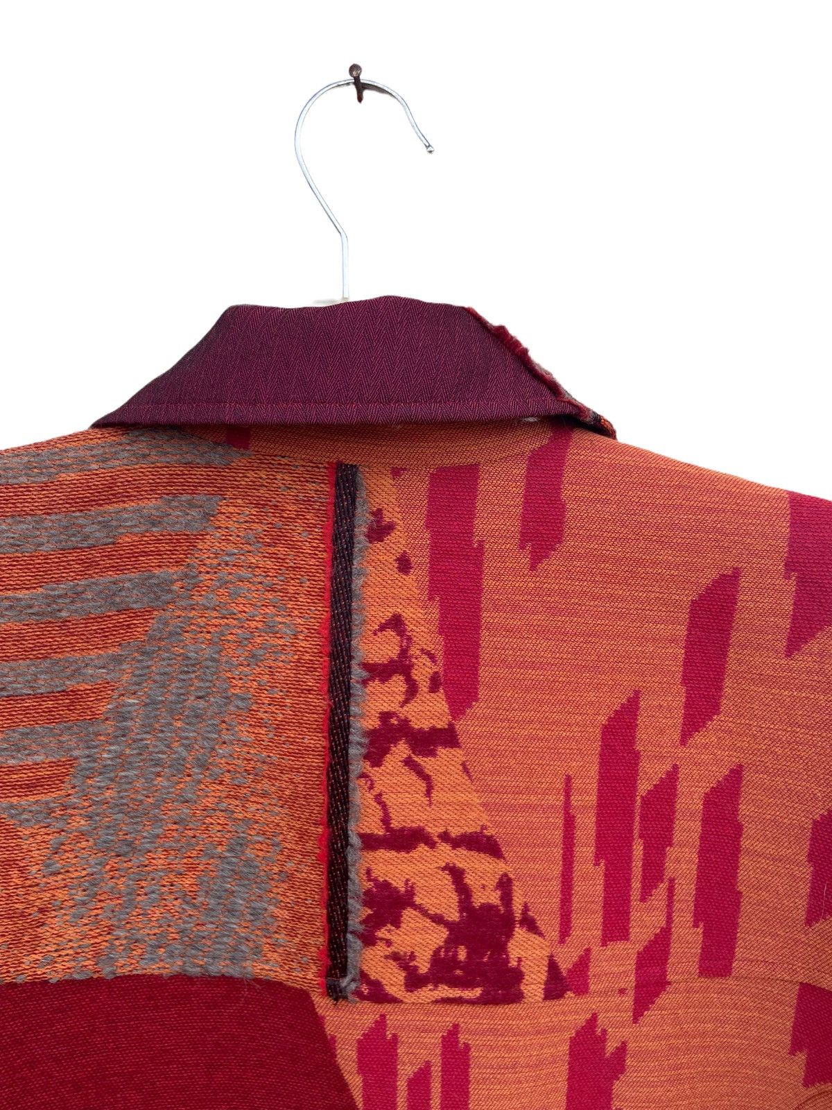 Issey Miyake Issey Miyake Autumn Winter 2014 Patchwork Jacquard Coat Size US M / EU 48-50 / 2 - 13 Thumbnail