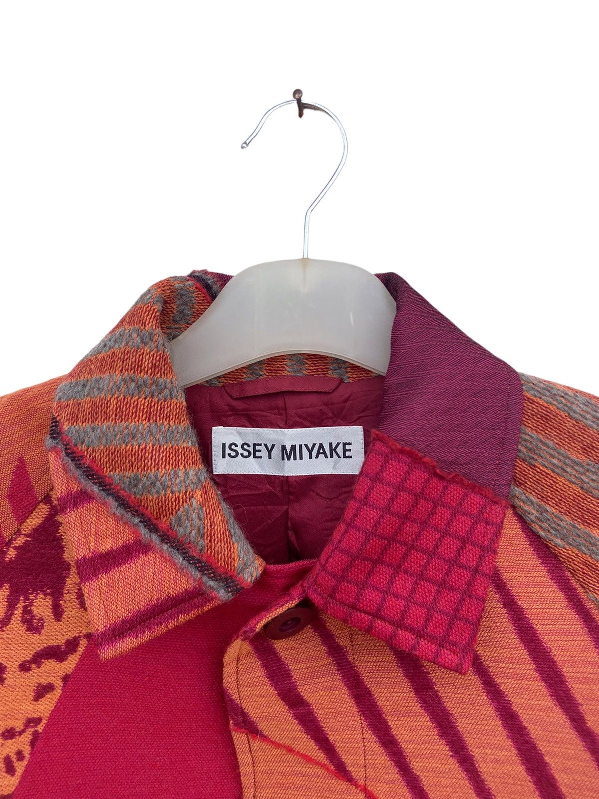 Issey Miyake Issey Miyake Autumn Winter 2014 Patchwork Jacquard Coat Size US M / EU 48-50 / 2 - 5 Thumbnail