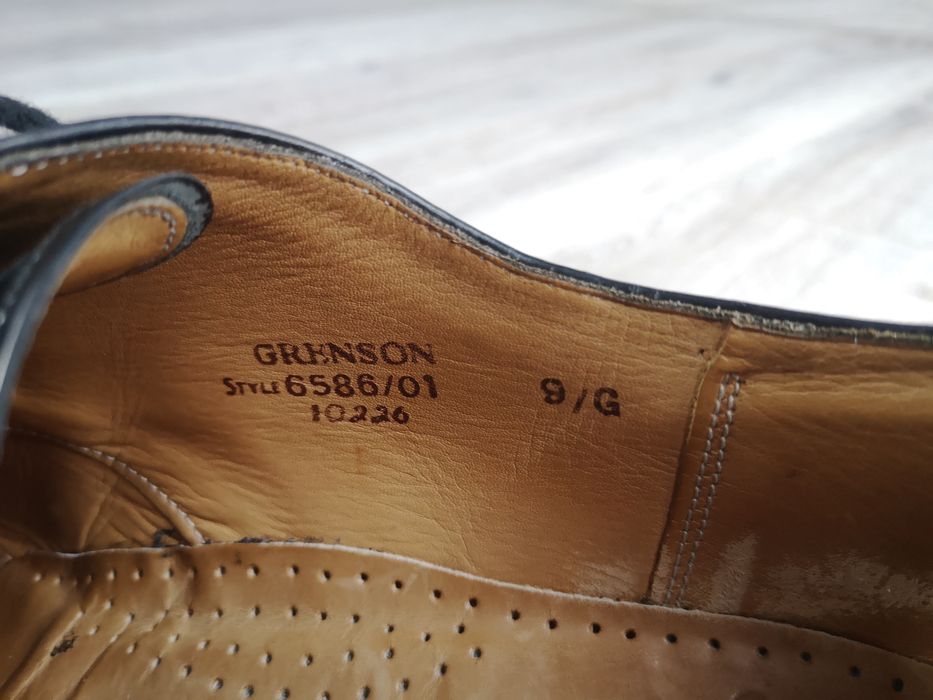 Grenson Grenson Leather Derby Shoes Made in England Grailed