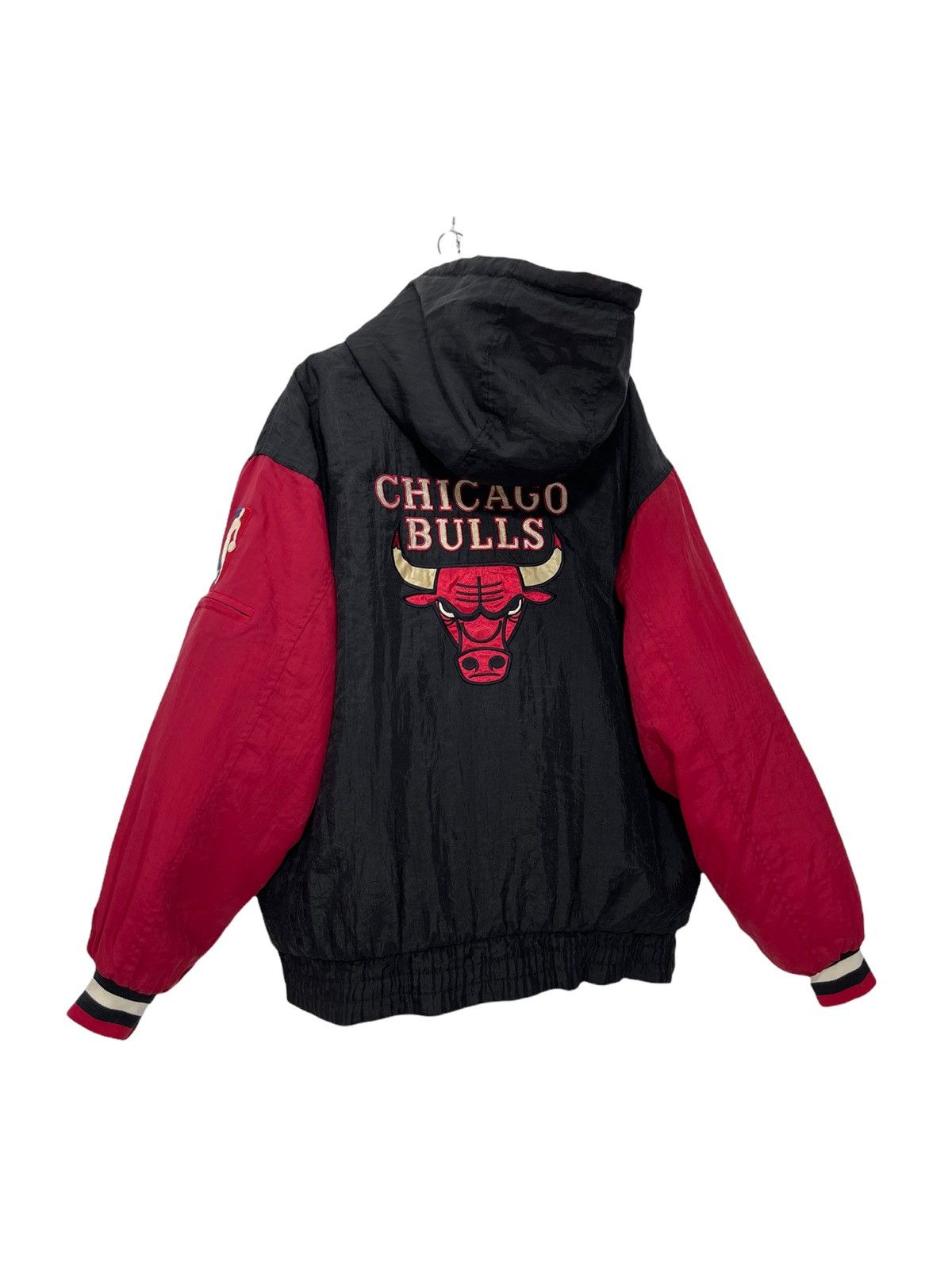 NBA × Vintage Chicago Bull Reversible Jacket Padded 7🟩 Size US XL / EU 56 / 4 - 1 Thumbnail