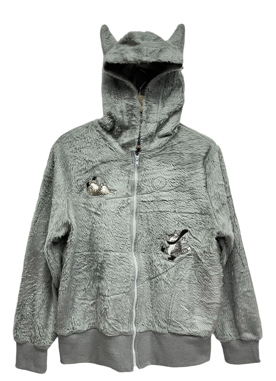CAT'S PAW VERY RARE🔥Vintage WACHIFIELD Fluffy Fur Fleece Ears Hoodie Size US S / EU 44-46 / 1 - 4 Thumbnail