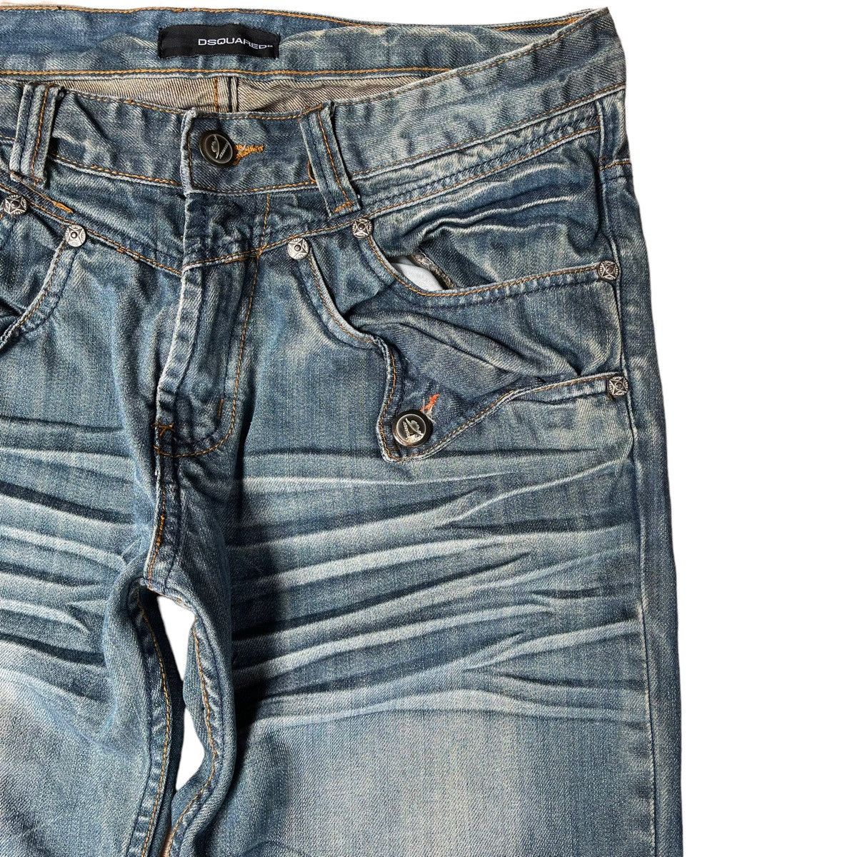 Dsquared2 FLARED🔥DISTRESSED DSQUARED2 DENIM PANTS Size US 34 / EU 50 - 3 Thumbnail