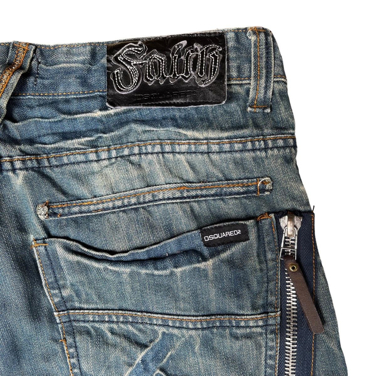 Dsquared2 FLARED🔥DISTRESSED DSQUARED2 DENIM PANTS Size US 34 / EU 50 - 9 Thumbnail