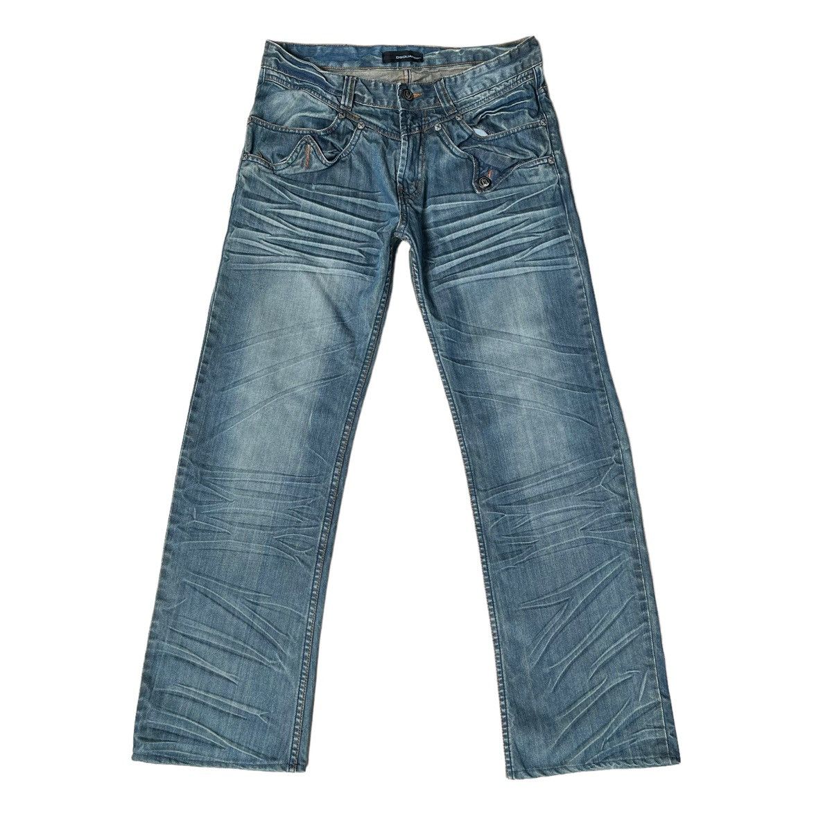 Dsquared2 FLARED🔥DISTRESSED DSQUARED2 DENIM PANTS Size US 34 / EU 50 - 1 Thumbnail