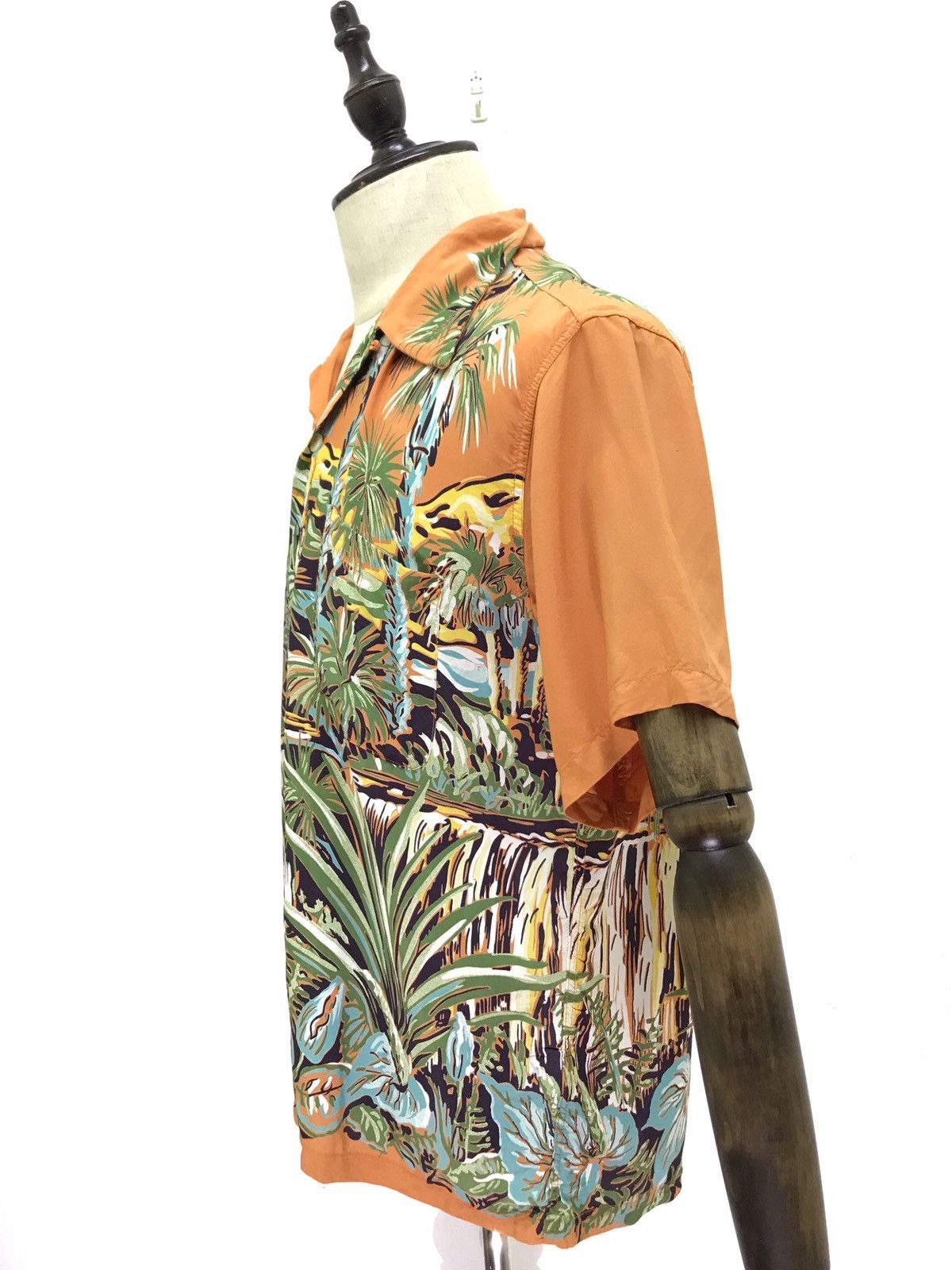 Sun Surf 🐆Sun Surf 100% Rayon Palm Trees Border Hawaiian Shirt Size US M / EU 48-50 / 2 - 3 Thumbnail