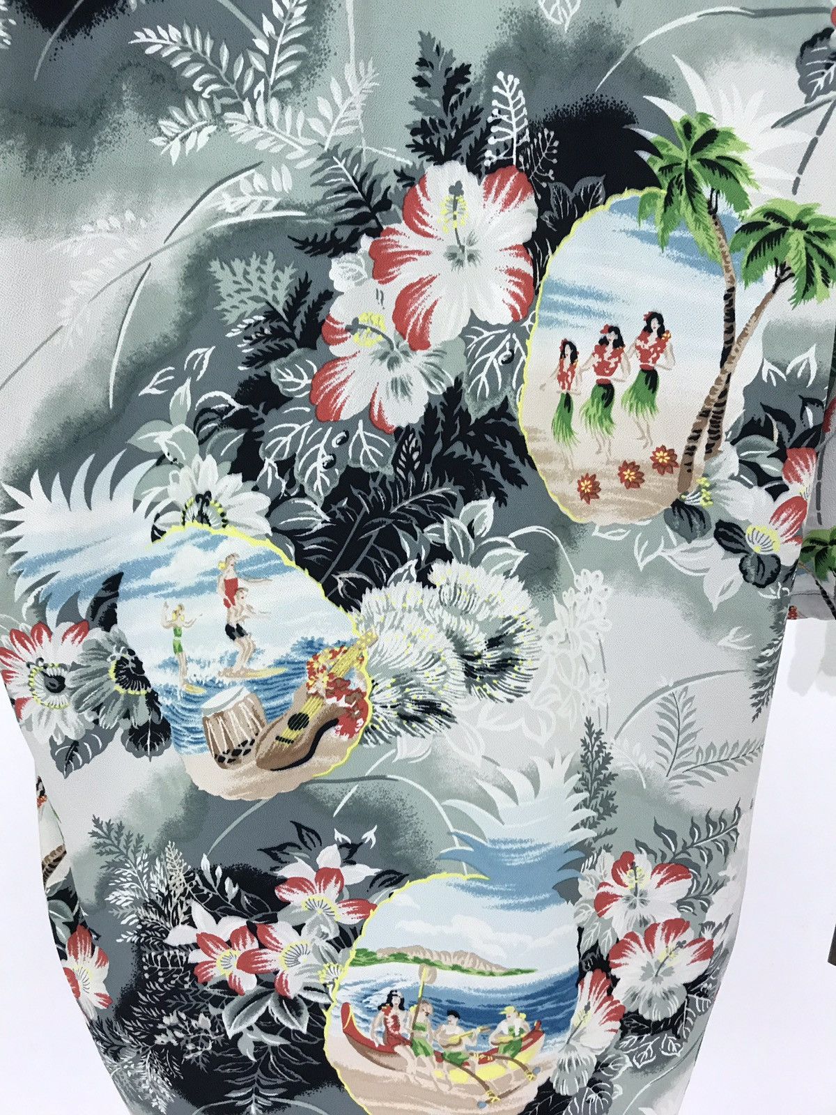 Sun Surf 🌴Sun Surf 100% Rayon Crepe Kimono Beach Hawaiian Shirt Size US M / EU 48-50 / 2 - 8 Thumbnail