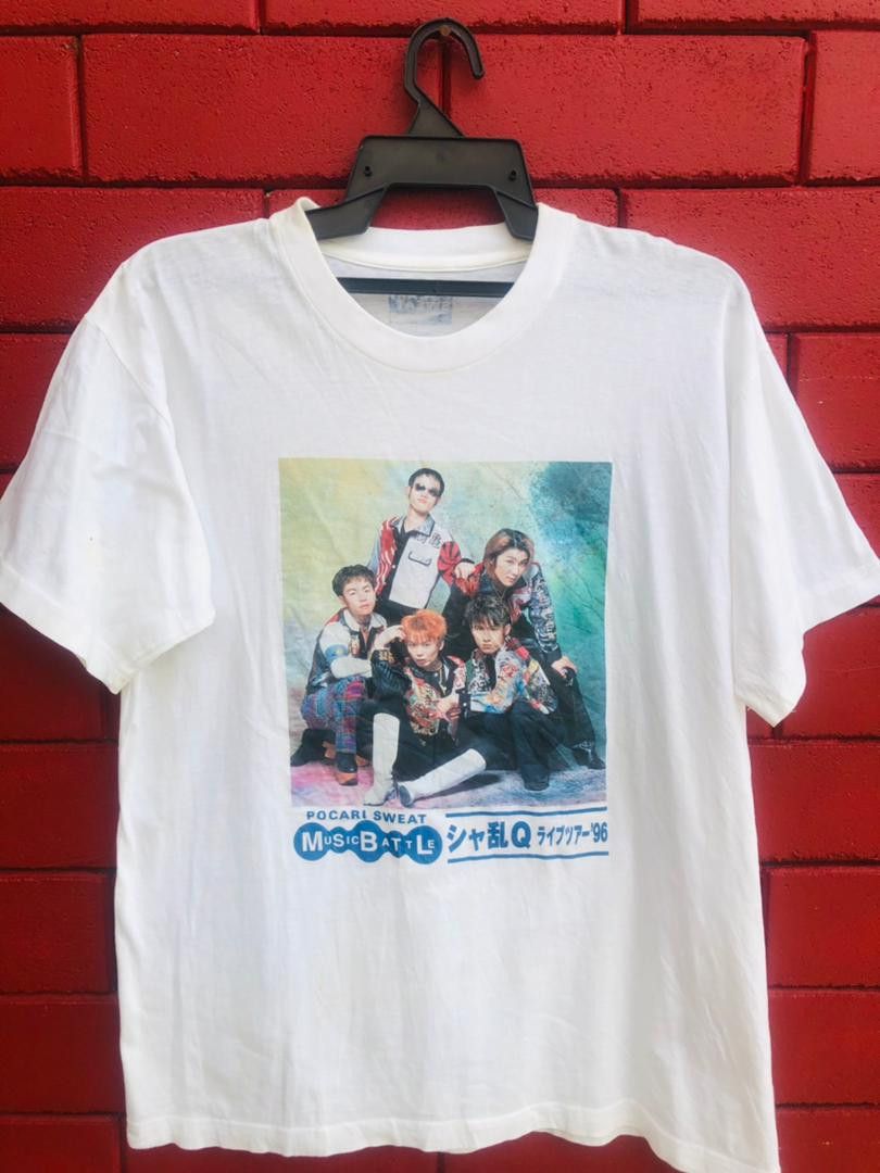 image of Band Tees x Vintage Pocari Sweat Japanese Band Music Fashion Style in White, Men's (Size Large)