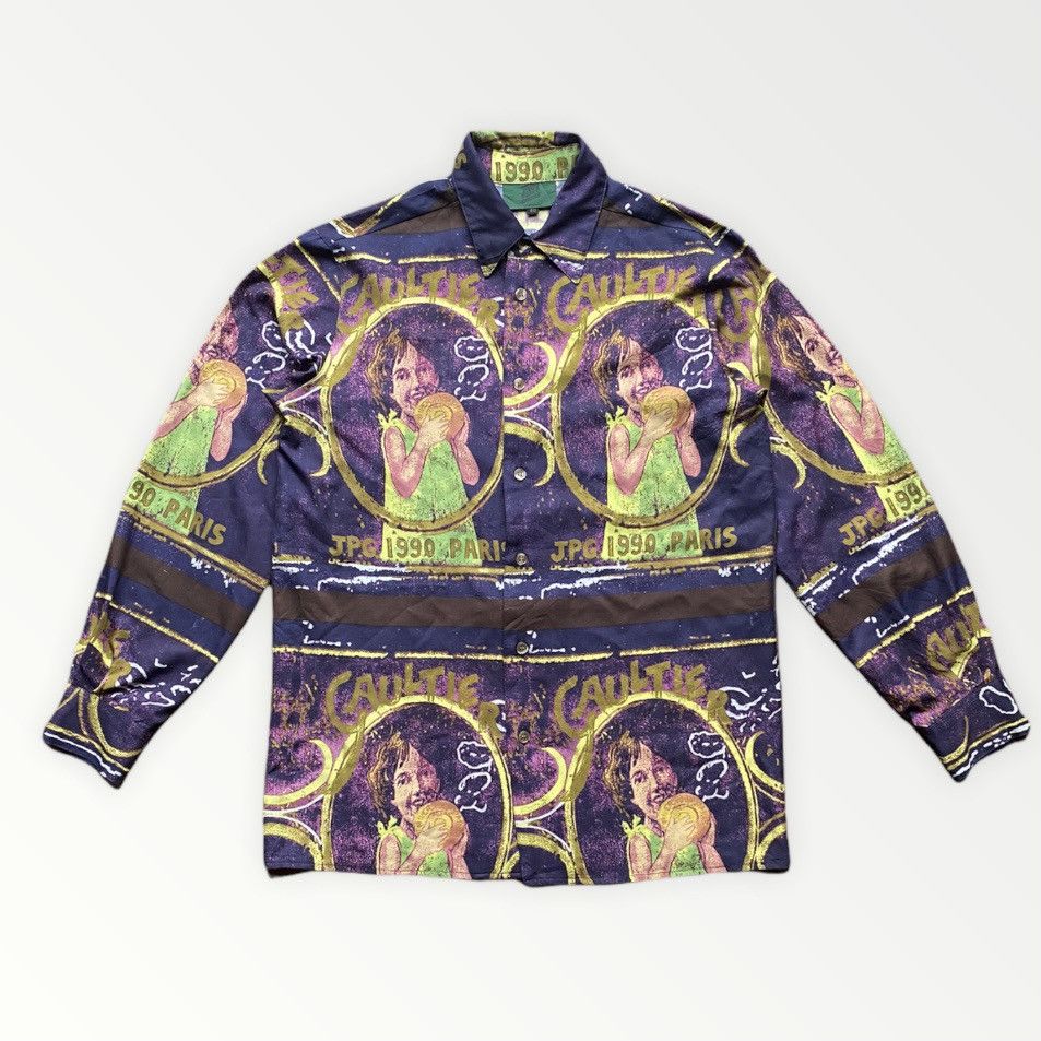 Jean Paul Gaultier JPG 1990 Satin Shirt Size US S / EU 44-46 / 1 - 1 Thumbnail