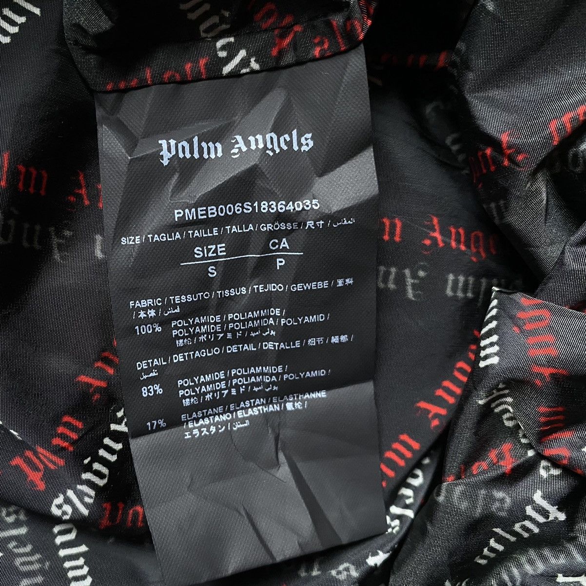 Palm Angels SS18 tesseract monogram Oversize Windbreaker Hoodie Size US S / EU 44-46 / 1 - 4 Thumbnail