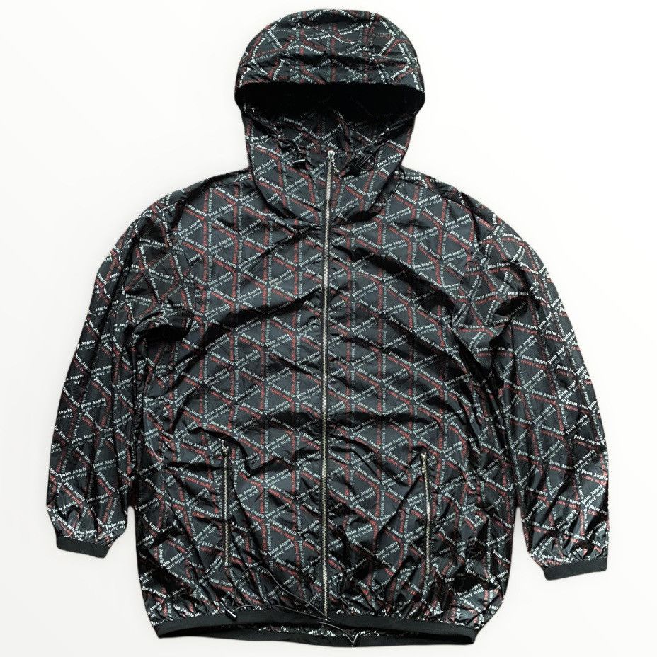 Palm Angels SS18 tesseract monogram Oversize Windbreaker Hoodie Size US S / EU 44-46 / 1 - 2 Thumbnail