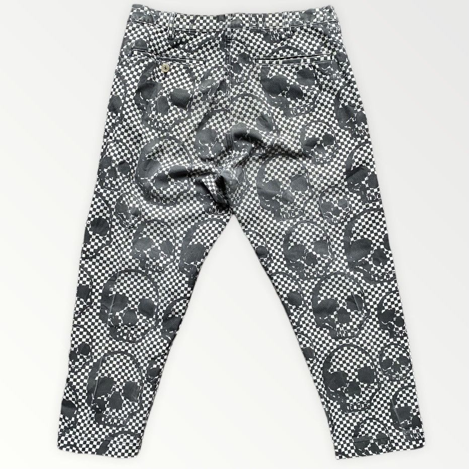 Comme des Garcons Homme Plus Runway SS11 Skull Checkered Print Pants Size US 33 - 9 Thumbnail