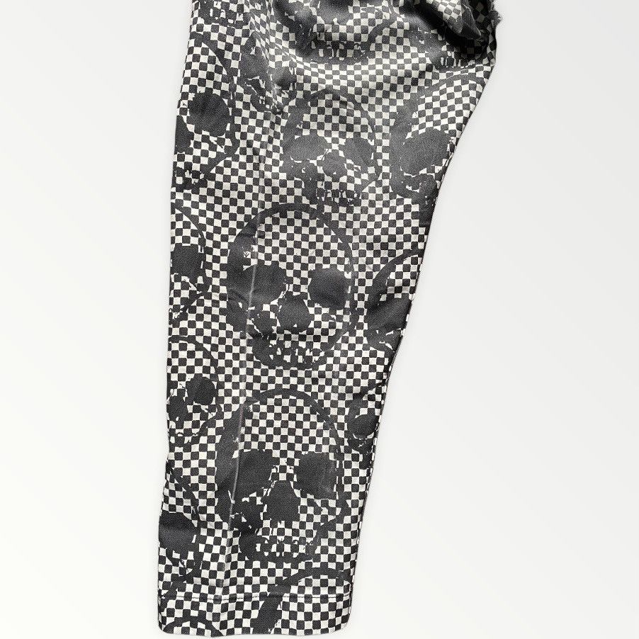 Comme des Garcons Homme Plus Runway SS11 Skull Checkered Print Pants Size US 33 - 10 Thumbnail