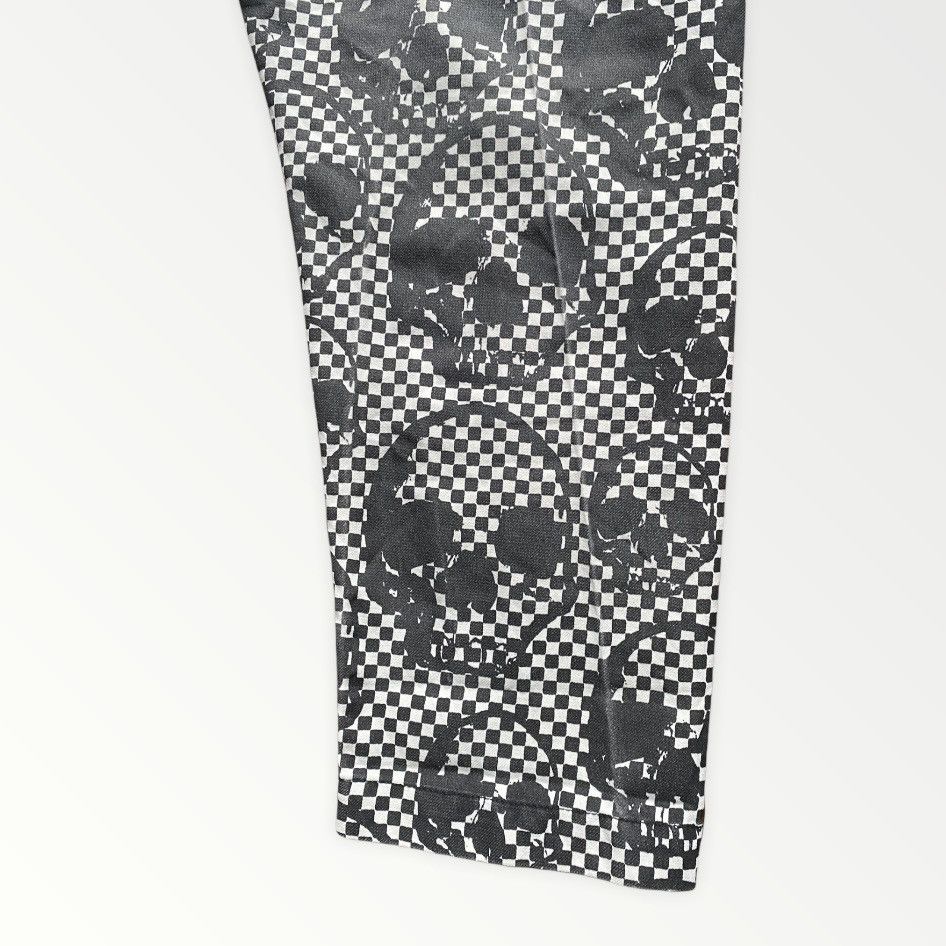 Comme des Garcons Homme Plus Runway SS11 Skull Checkered Print Pants Size US 33 - 7 Thumbnail