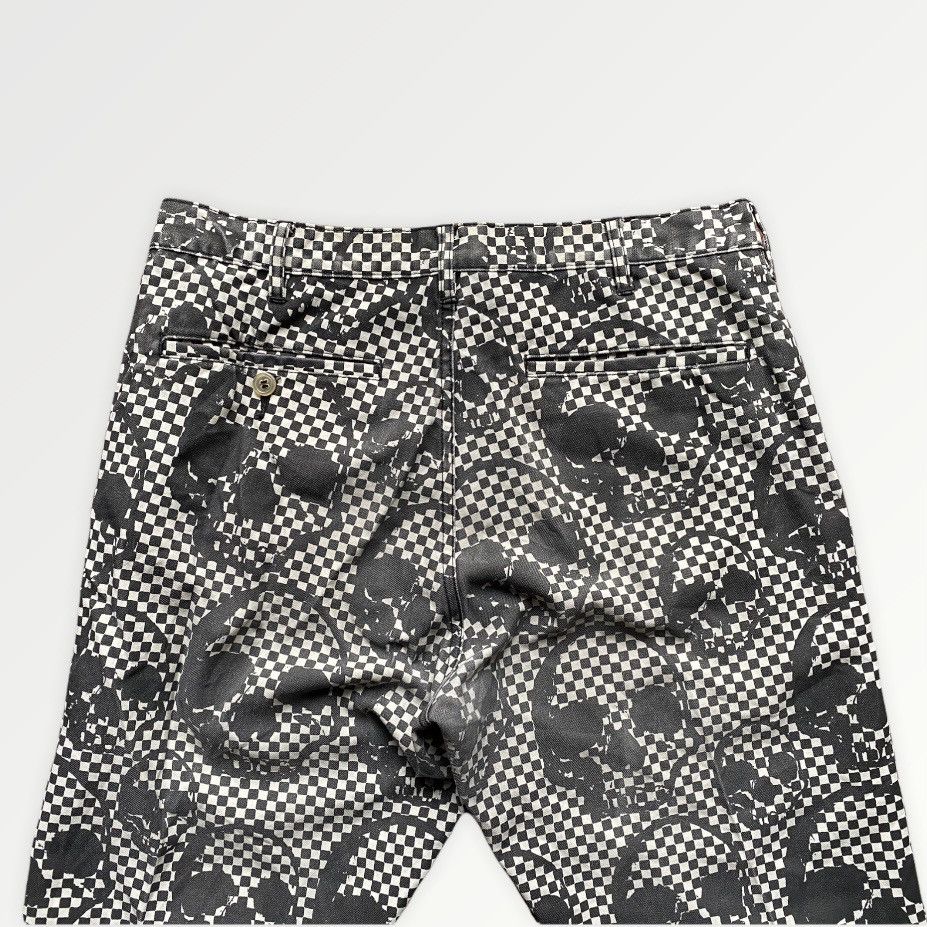 Comme des Garcons Homme Plus Runway SS11 Skull Checkered Print Pants Size US 33 - 8 Thumbnail