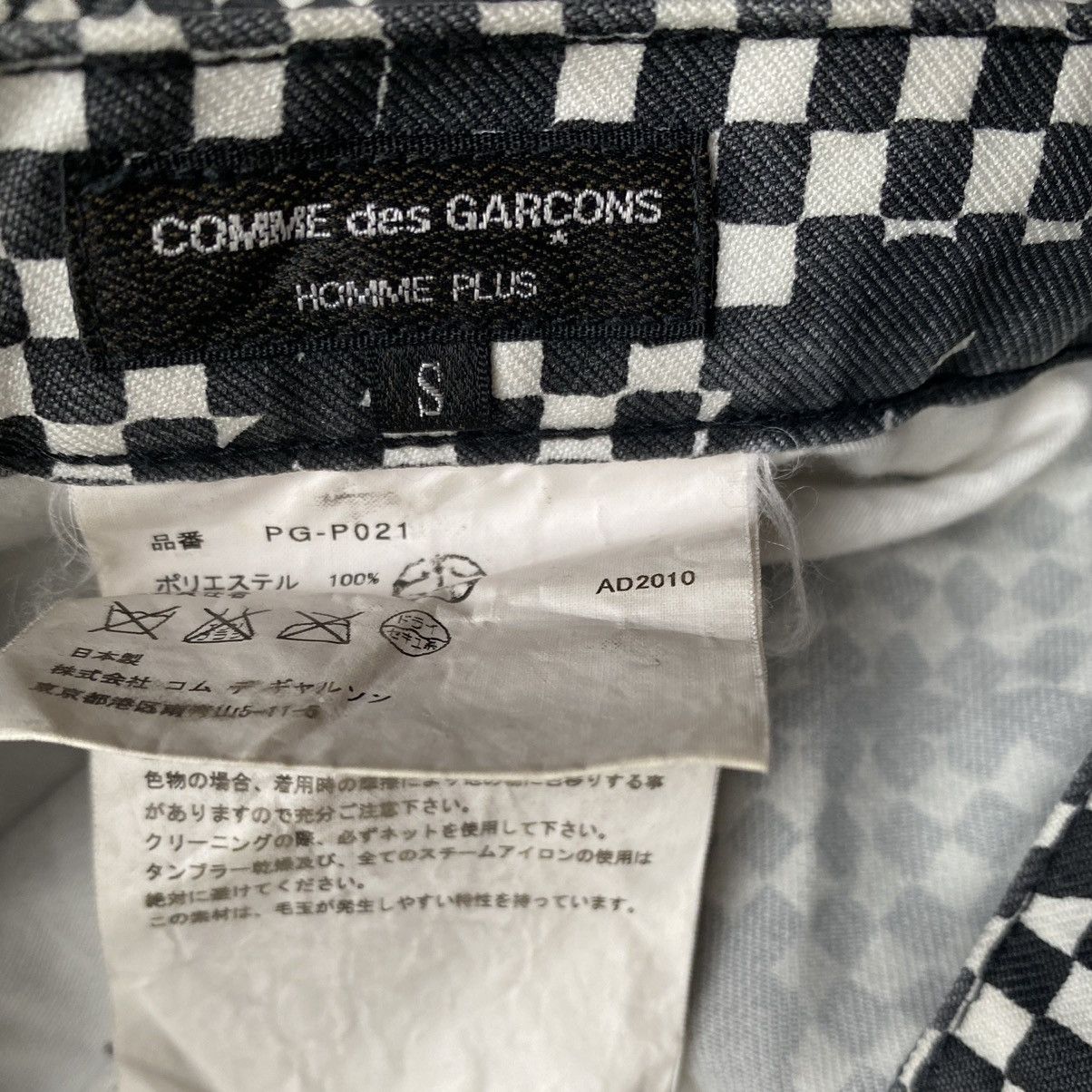 Comme des Garcons Homme Plus Runway SS11 Skull Checkered Print Pants Size US 33 - 2 Thumbnail