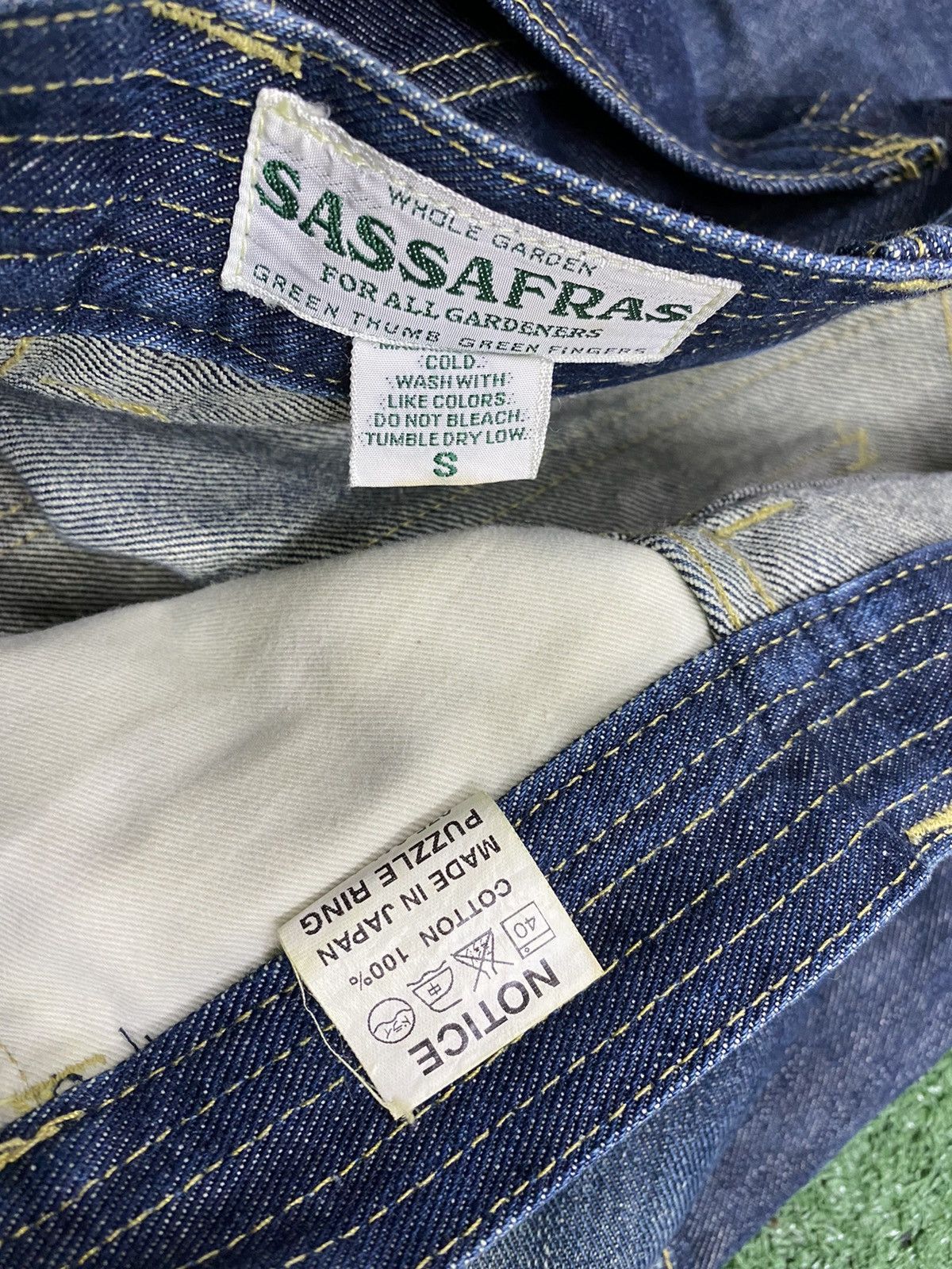Japanese Brand Japanese Brand SasSafRas Hard Denim Size US 30 / EU 46 - 8 Thumbnail