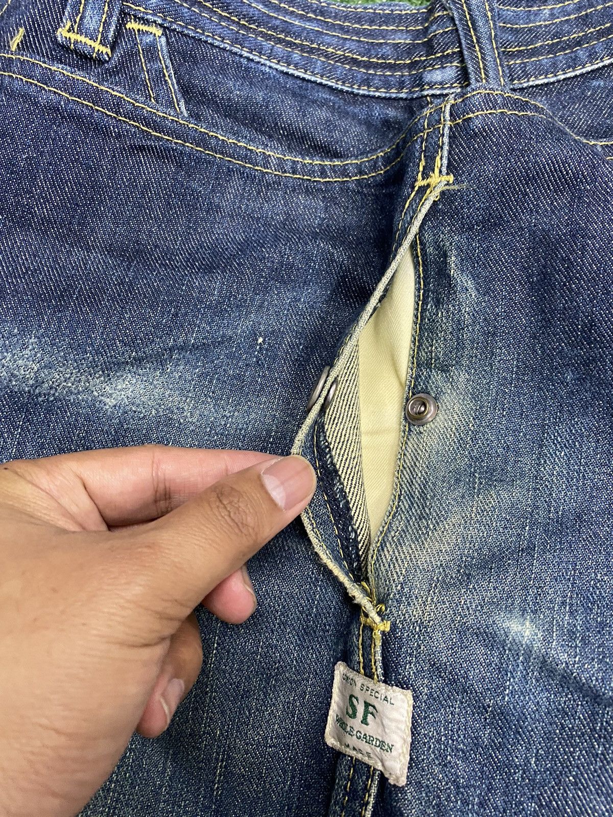 Japanese Brand Japanese Brand SasSafRas Hard Denim Size US 30 / EU 46 - 16 Thumbnail