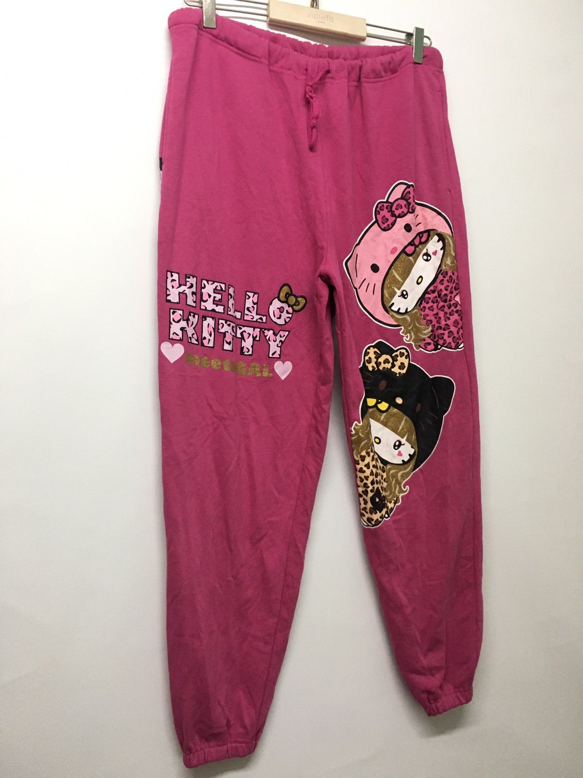 Anime ICONIC🔥Jogger pants HELLO KITTY Size US 38 / EU 54 - 3 Thumbnail