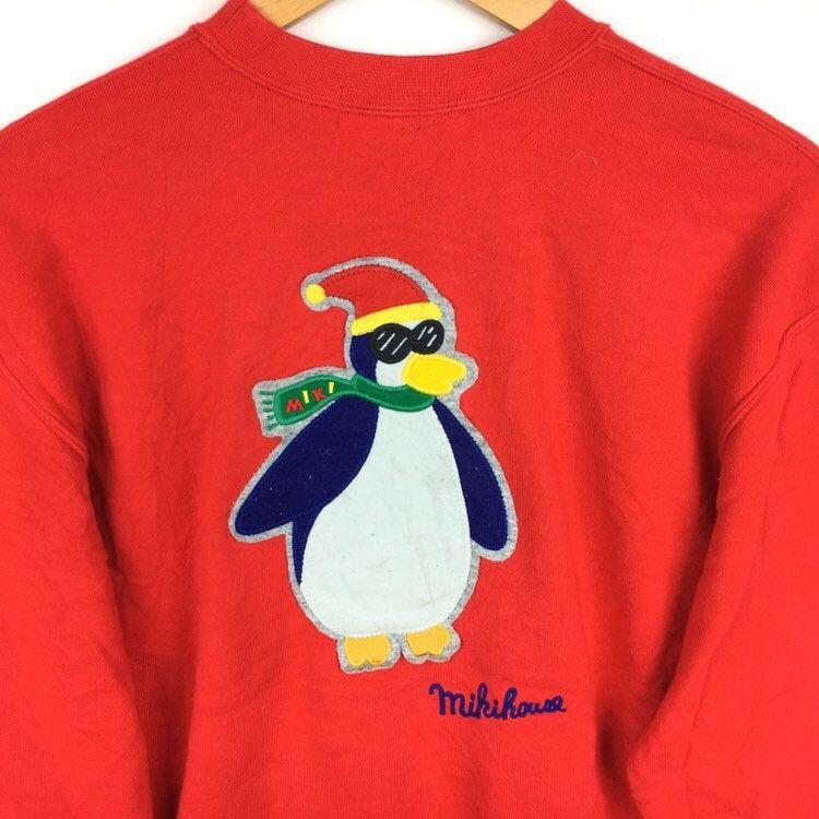 Japanese Brand Vintage Miki House Sweatshirt Big Logo Pingu Embroidery Size US M / EU 48-50 / 2 - 3 Thumbnail