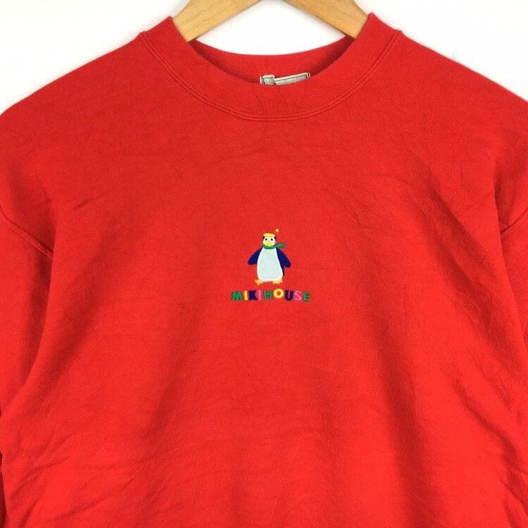 Japanese Brand Vintage Miki House Sweatshirt Big Logo Pingu Embroidery Size US M / EU 48-50 / 2 - 4 Thumbnail