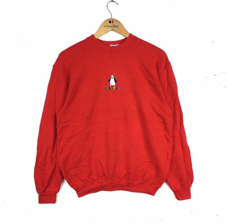 Japanese Brand Vintage Miki House Sweatshirt Big Logo Pingu Embroidery Size US M / EU 48-50 / 2 - 2 Thumbnail