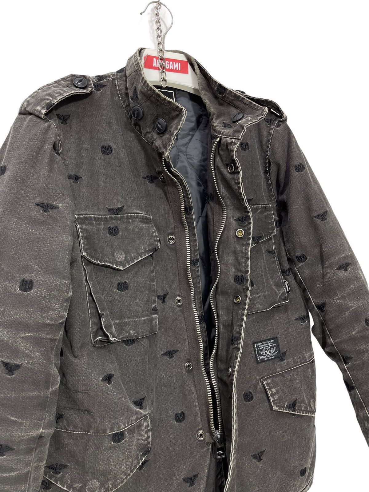 Neighborhood 🛩Military Style Denim Full Embroydery Pattern Padding 2🟩4 Size US M / EU 48-50 / 2 - 4 Thumbnail
