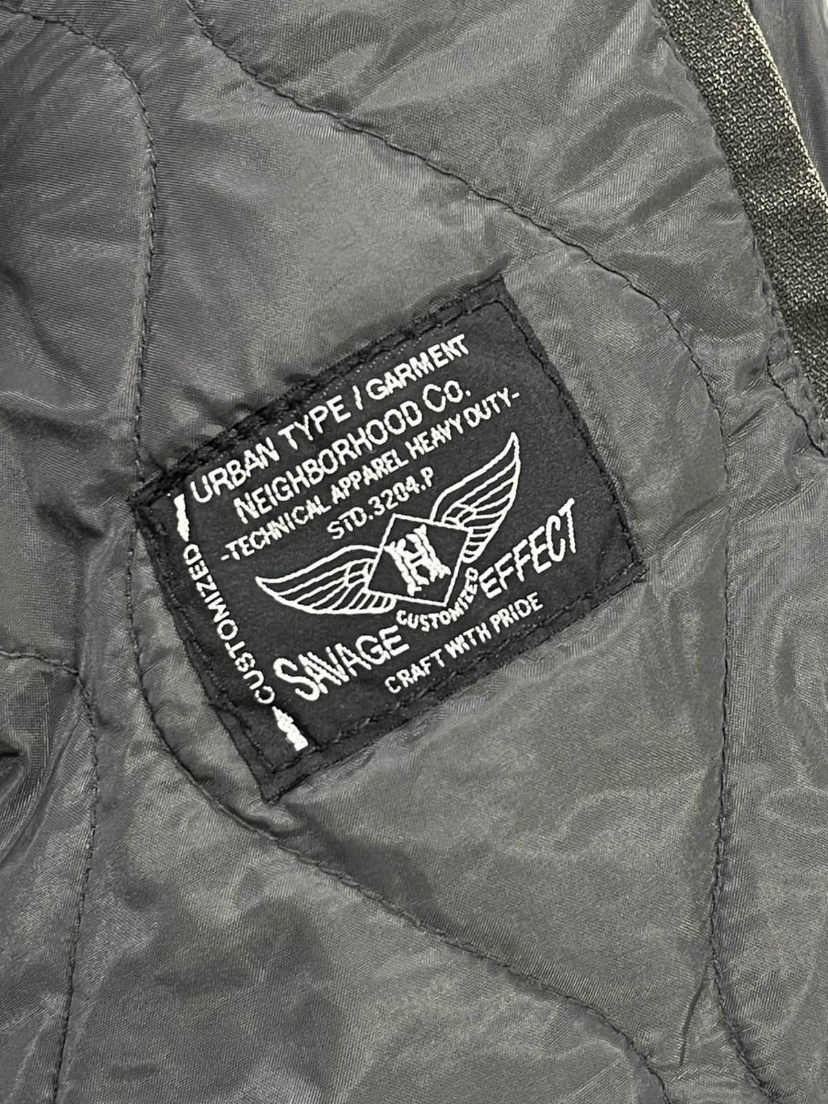 Neighborhood 🛩Military Style Denim Full Embroydery Pattern Padding 2🟩4 Size US M / EU 48-50 / 2 - 11 Thumbnail
