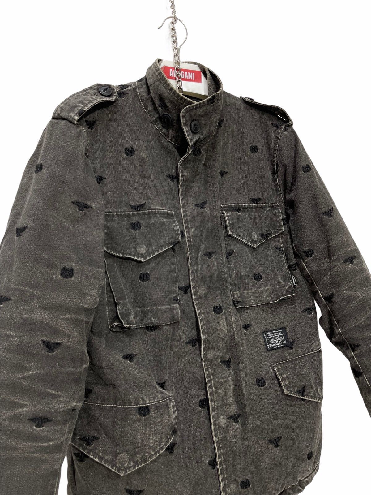 Neighborhood 🛩Military Style Denim Full Embroydery Pattern Padding 2🟩4 Size US M / EU 48-50 / 2 - 3 Thumbnail