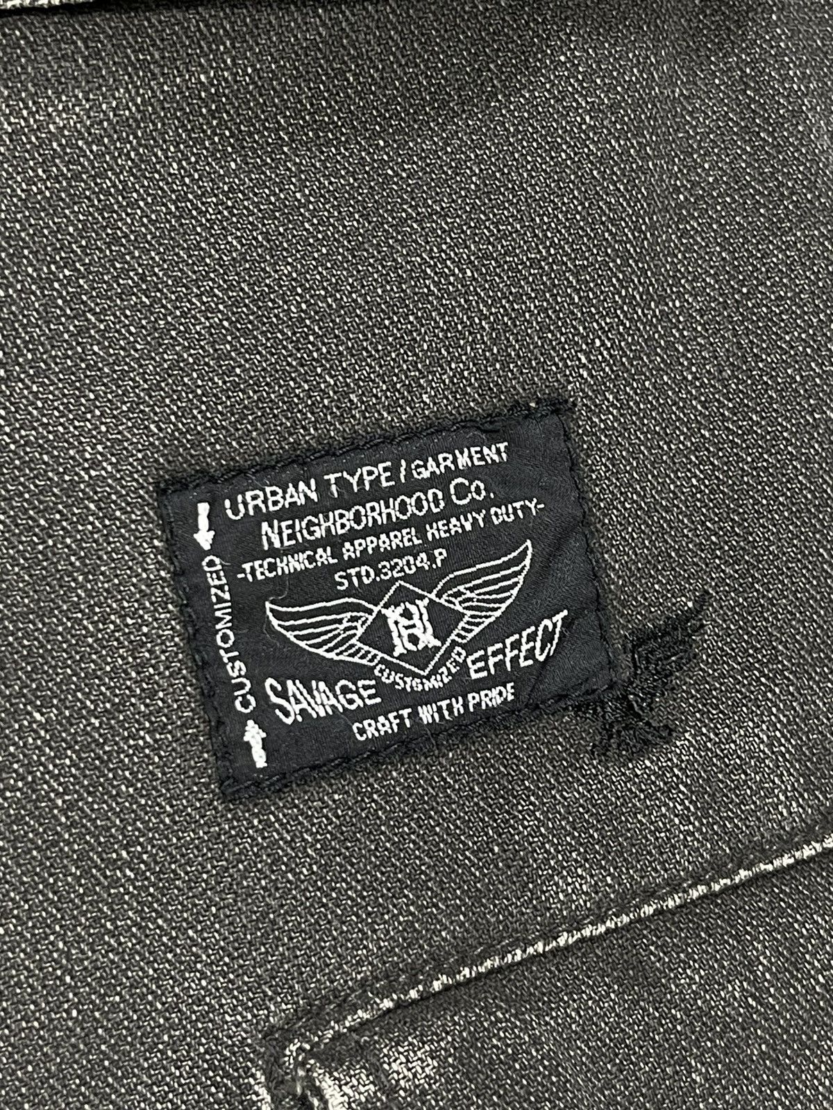Neighborhood 🛩Military Style Denim Full Embroydery Pattern Padding 2🟩4 Size US M / EU 48-50 / 2 - 5 Thumbnail