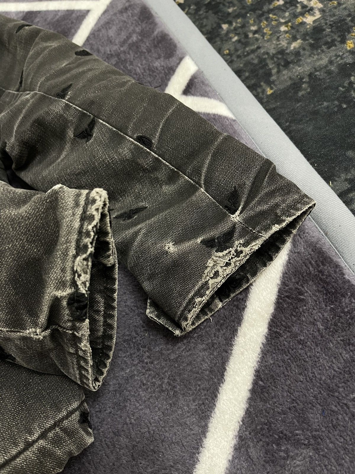 Neighborhood 🛩Military Style Denim Full Embroydery Pattern Padding 2🟩4 Size US M / EU 48-50 / 2 - 14 Thumbnail