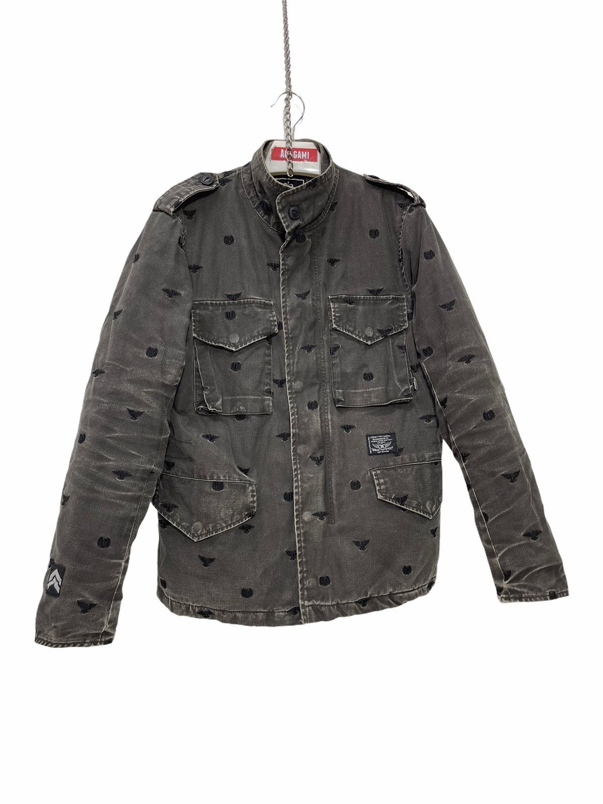 Neighborhood 🛩Military Style Denim Full Embroydery Pattern Padding 2🟩4 Size US M / EU 48-50 / 2 - 1 Thumbnail
