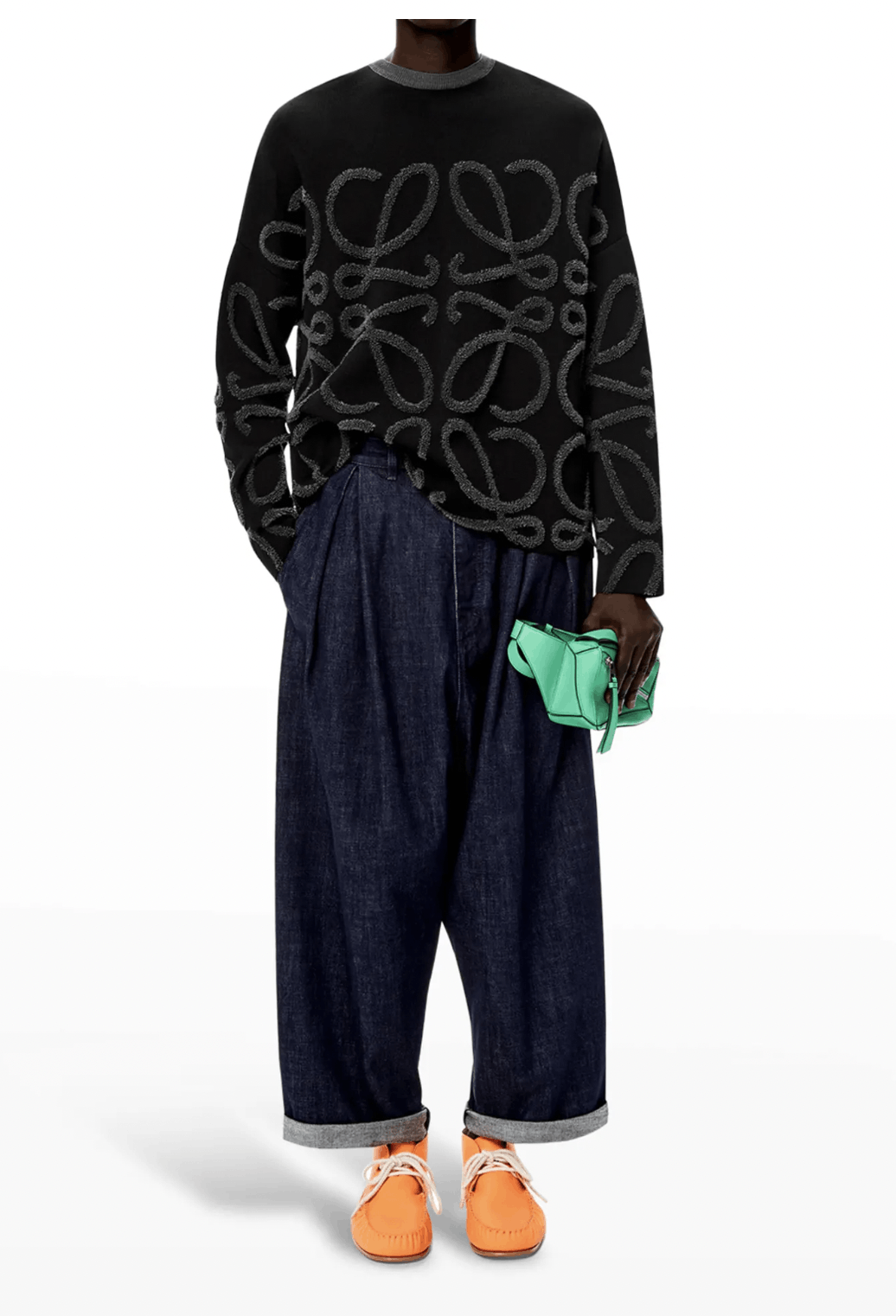 Loewe Anagram Jacquard Sweater Size US L / EU 52-54 / 3 - 2 Thumbnail