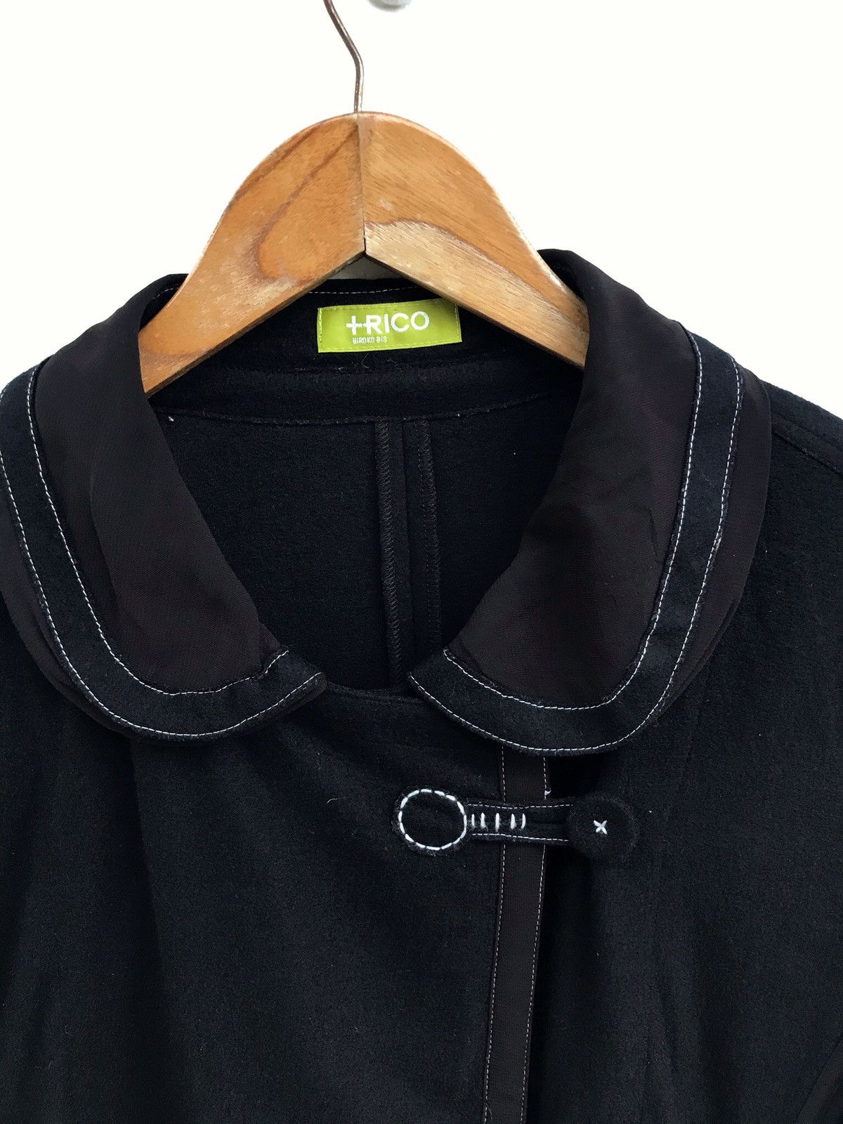 Hiroko Koshino Homme Hiroko Bis Black Chinese Style Oversized Jacket Size US S / EU 44-46 / 1 - 5 Thumbnail