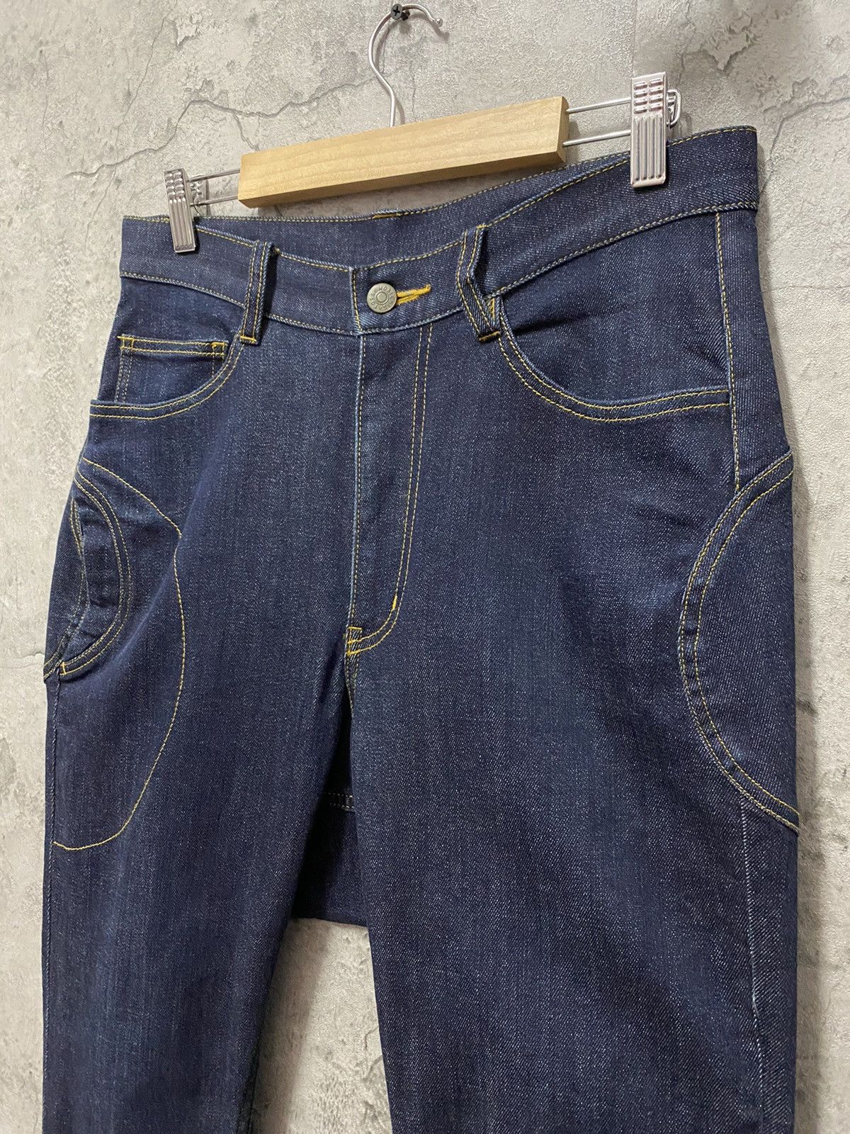 Issey Miyake Tsumori Chisato Issey Miyake Skinny Baggy Denim Pants Size US 30 / EU 46 - 7 Thumbnail