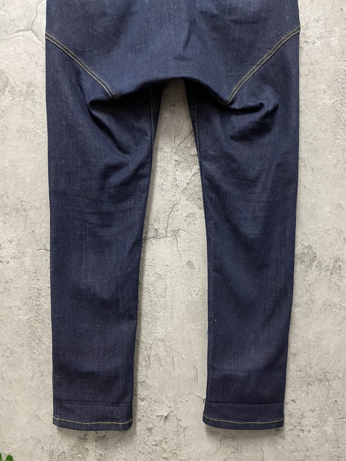 Issey Miyake Tsumori Chisato Issey Miyake Skinny Baggy Denim Pants Size US 30 / EU 46 - 10 Thumbnail