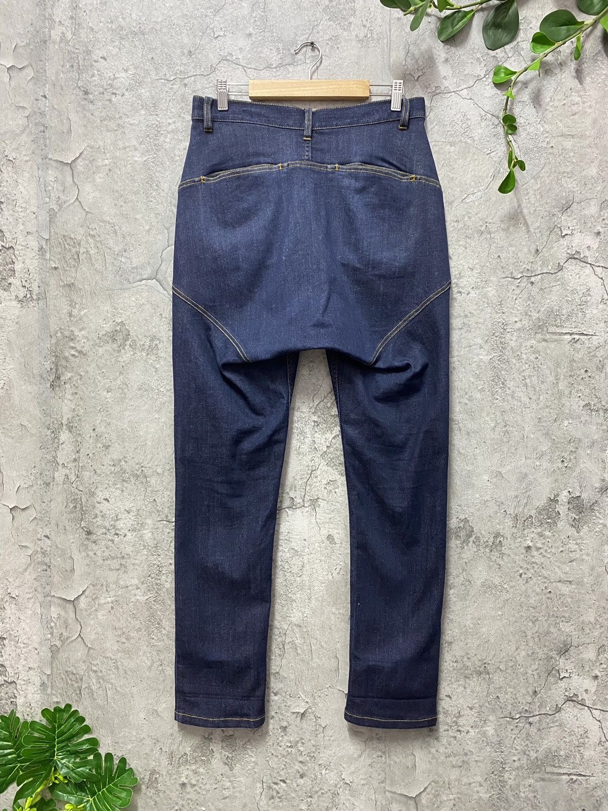 Issey Miyake Tsumori Chisato Issey Miyake Skinny Baggy Denim Pants Size US 30 / EU 46 - 2 Thumbnail