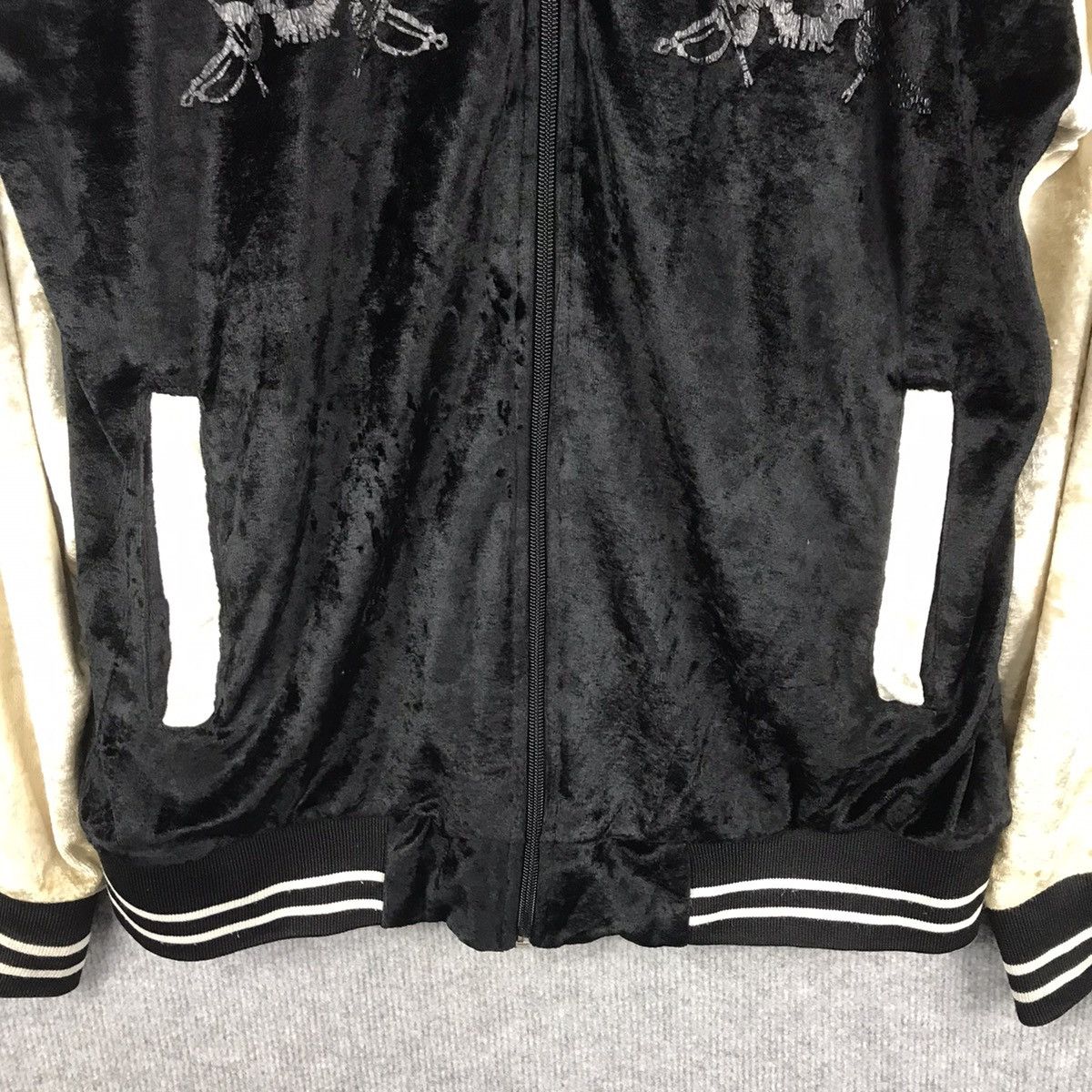 Japanese Brand Canter Clease Sukajan Japanese Skull jacket Size US L / EU 52-54 / 3 - 3 Thumbnail