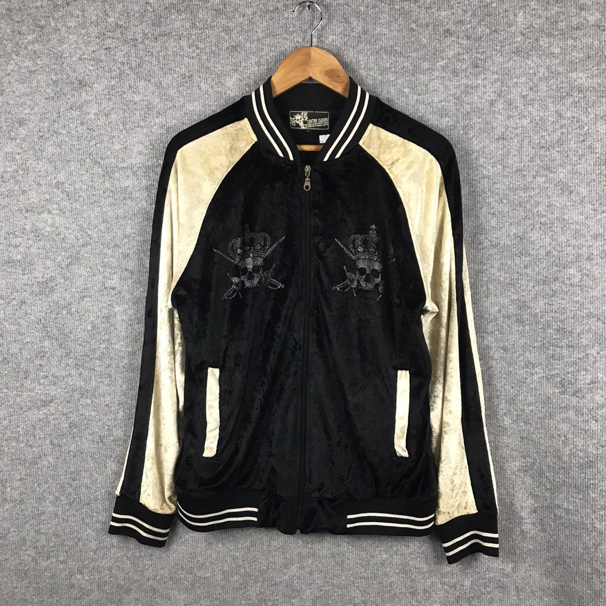 Japanese Brand Canter Clease Sukajan Japanese Skull jacket Size US L / EU 52-54 / 3 - 9 Thumbnail