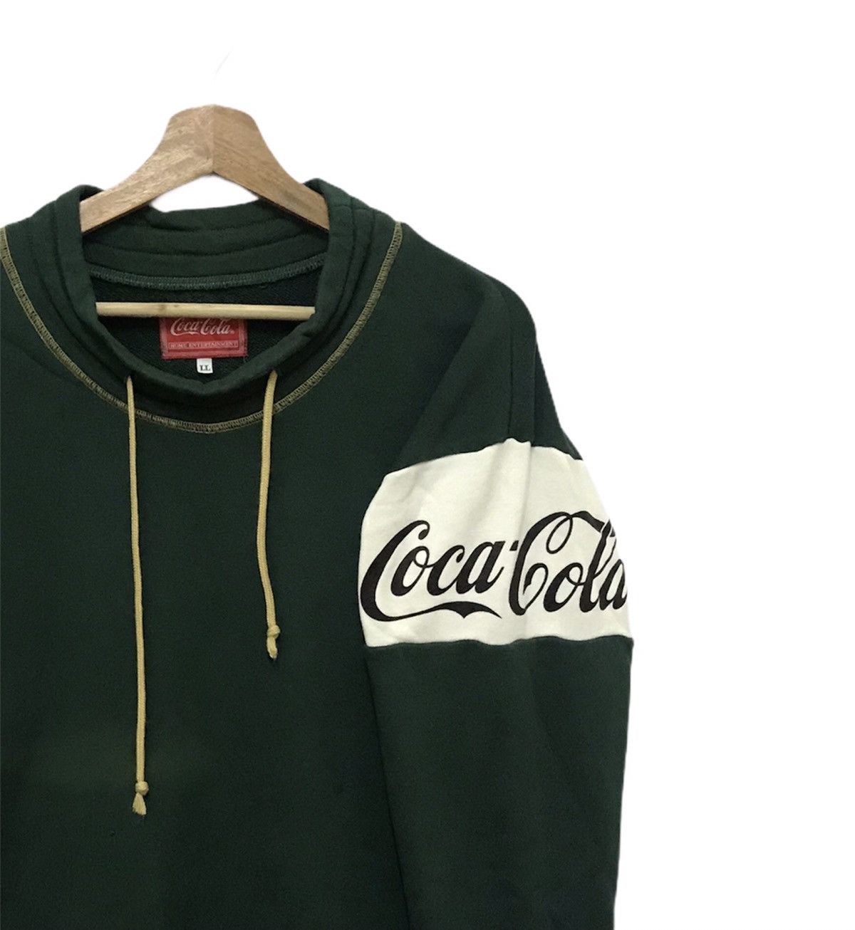 Coca Cola Vintage Coca Cola Sweatshirt Big Logo Nice Design Size US XL / EU 56 / 4 - 2 Thumbnail
