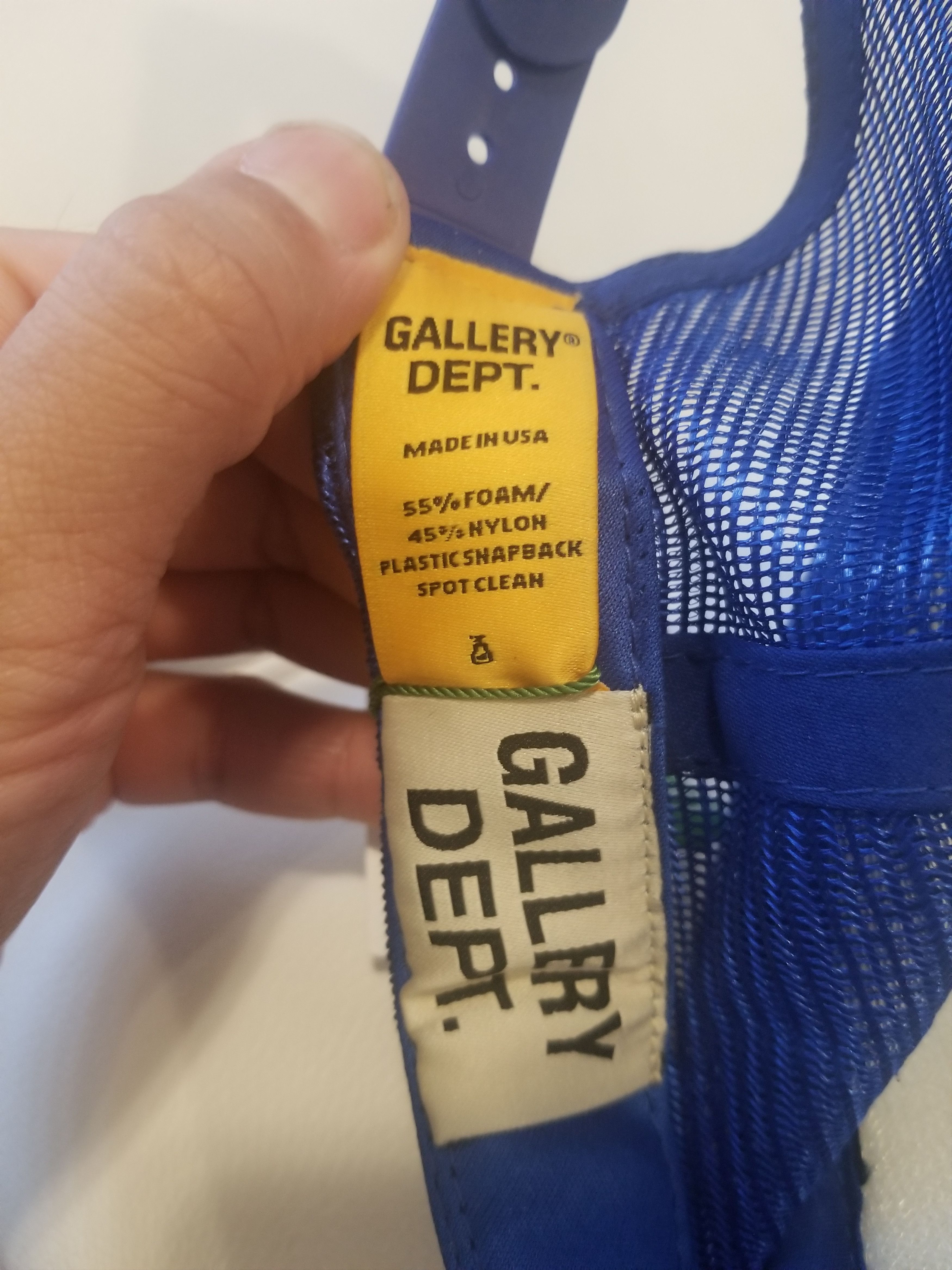 Gallery Dept. Gallery department logo trucker hat Size ONE SIZE - 4 Thumbnail