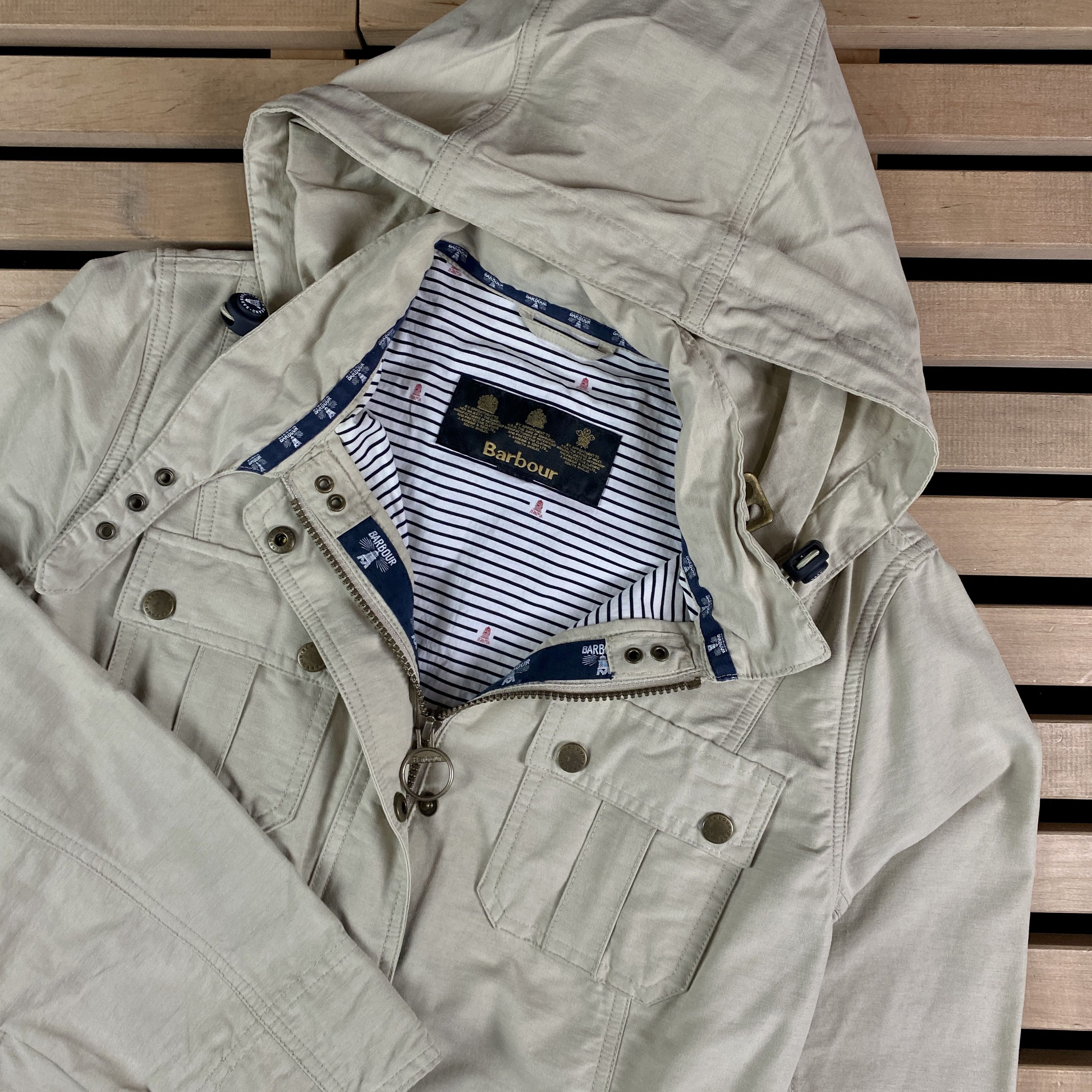Barbour Womens Parka Jacket Barbour Water Lilly Size M Size M / US 6-8 / IT 42-44 - 2 Thumbnail