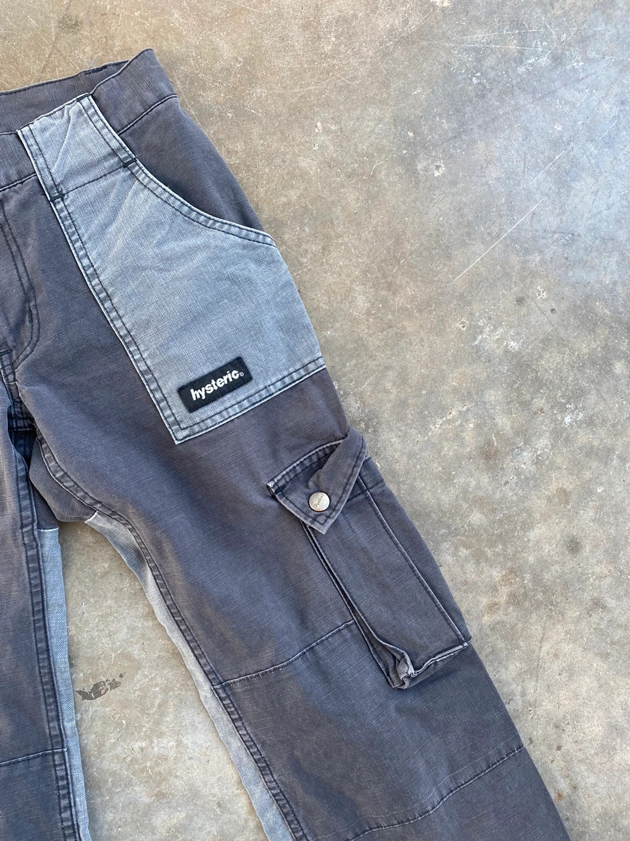 Hysteric Glamour Hysteric Glamour Special Forces Black + Grey Cargo Pants 28 Size US 28 / EU 44 - 4 Thumbnail