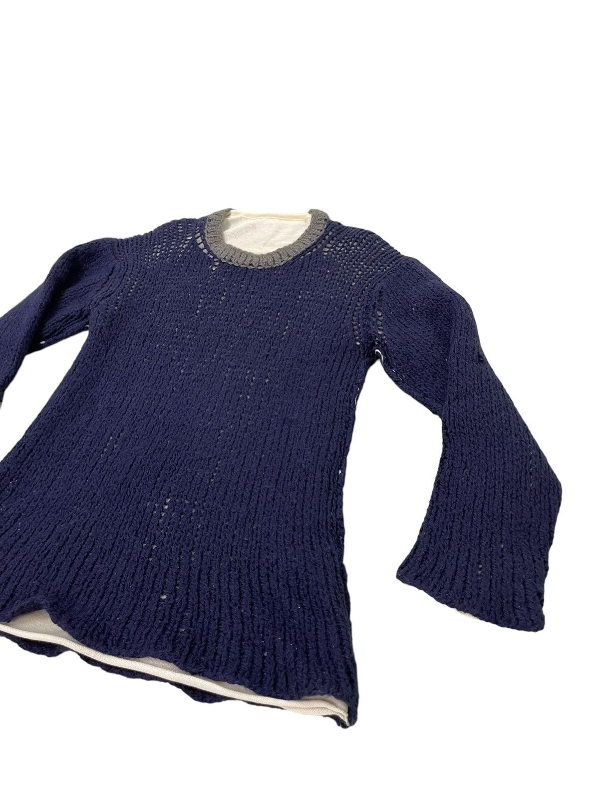 Comme des Garcons AD 1999 CDGH Wool Mesh Knitwear Cotton Lining Slim 4🟩8 Size US M / EU 48-50 / 2 - 3 Thumbnail