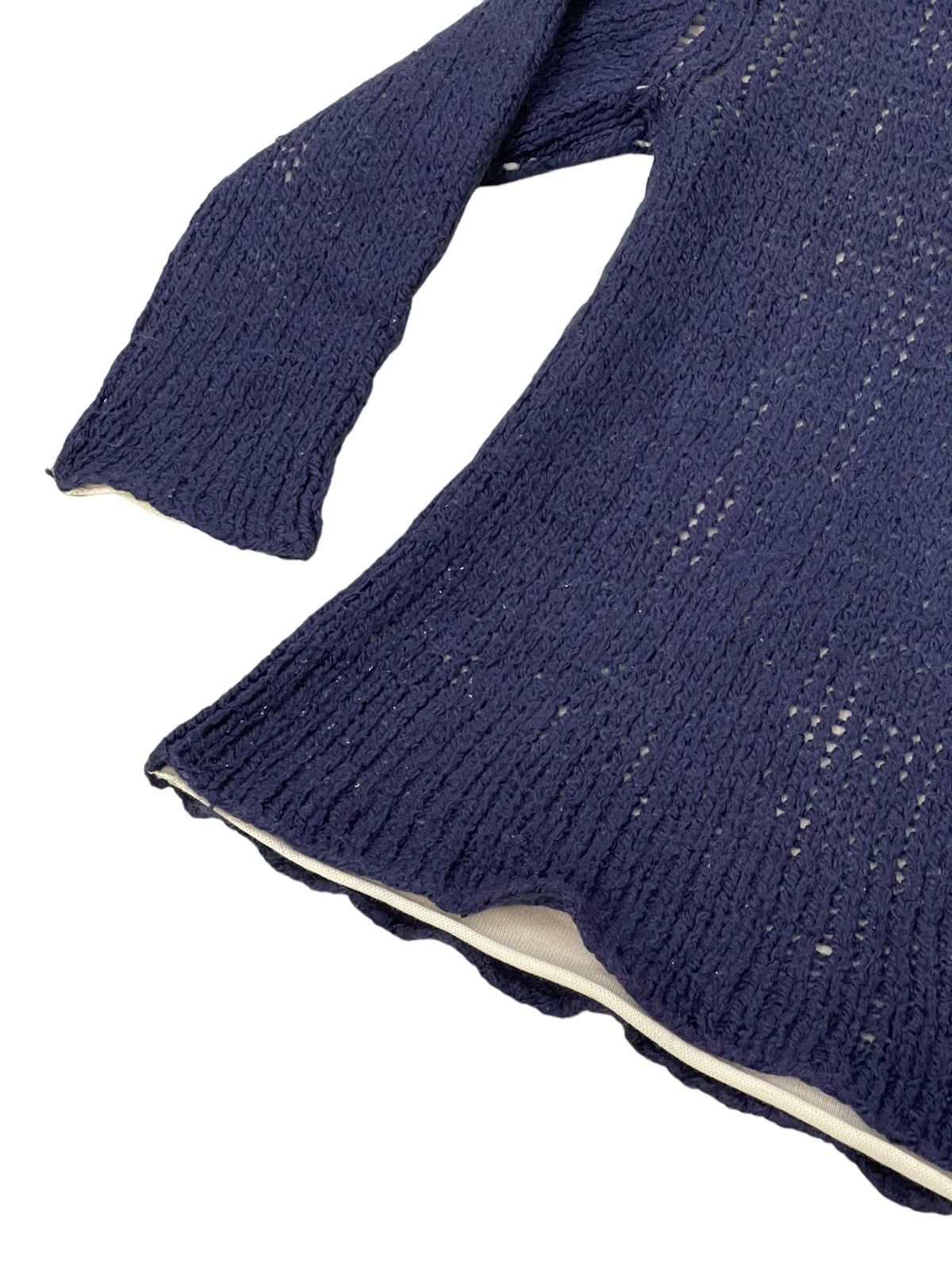 Comme des Garcons AD 1999 CDGH Wool Mesh Knitwear Cotton Lining Slim 4🟩8 Size US M / EU 48-50 / 2 - 5 Thumbnail