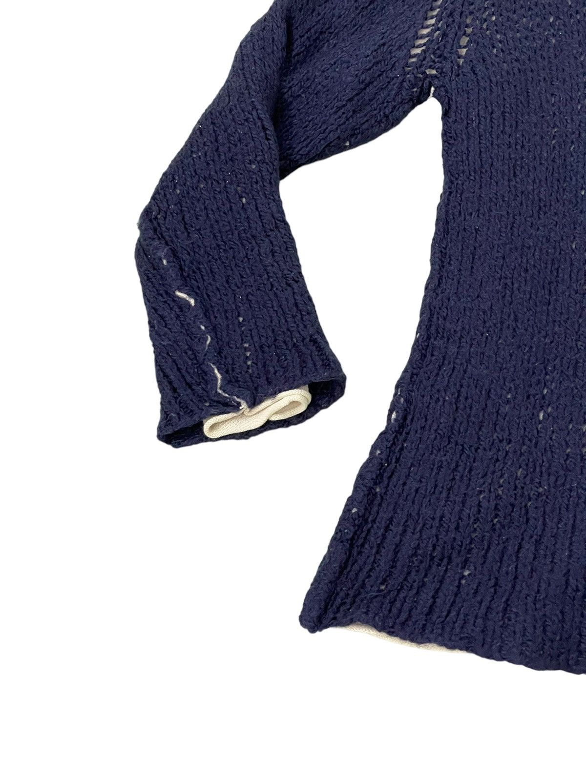 Comme des Garcons AD 1999 CDGH Wool Mesh Knitwear Cotton Lining Slim 4🟩8 Size US M / EU 48-50 / 2 - 13 Thumbnail